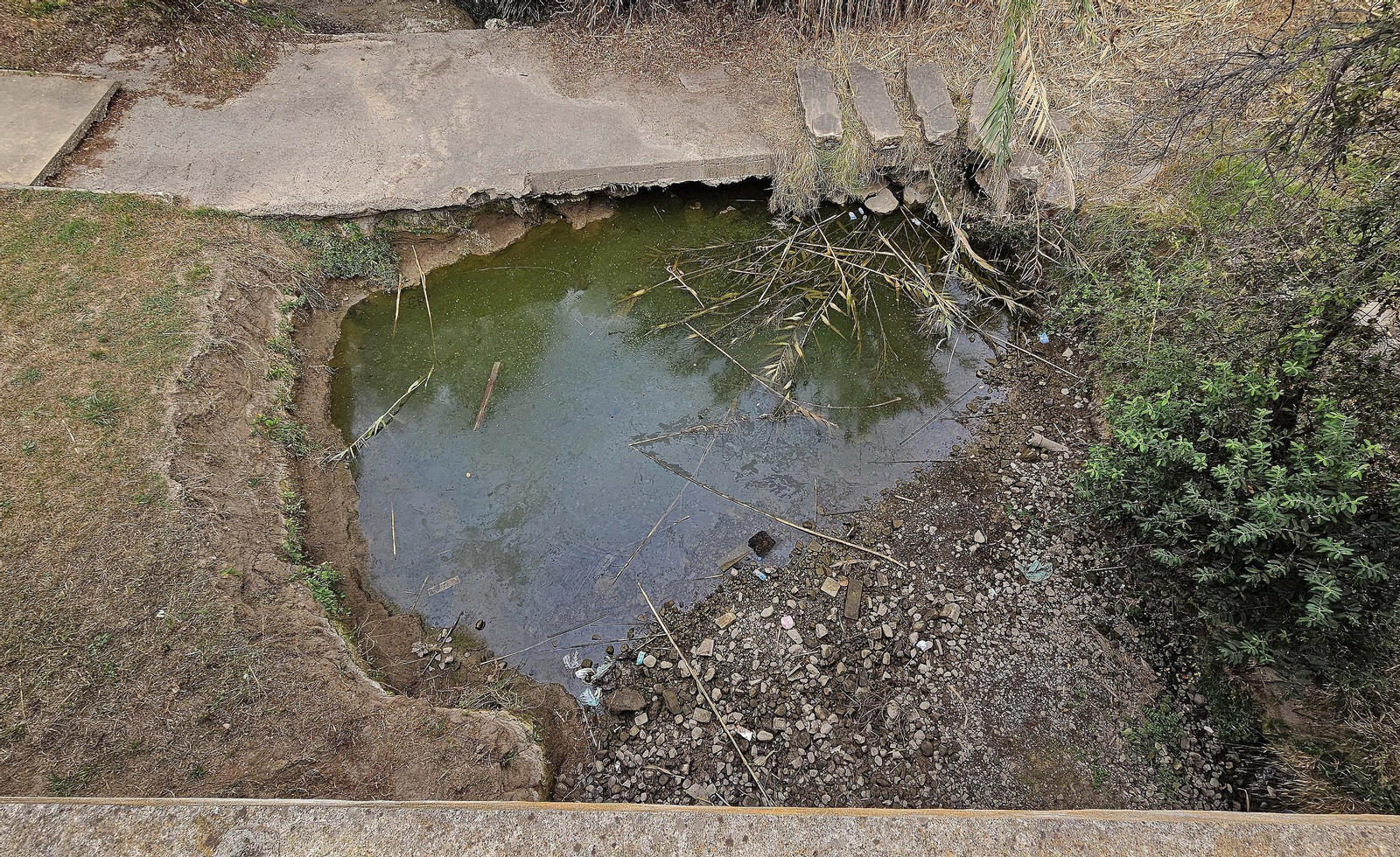 Fotos de los desperfectos en las barriadas de Getares en Algeciras