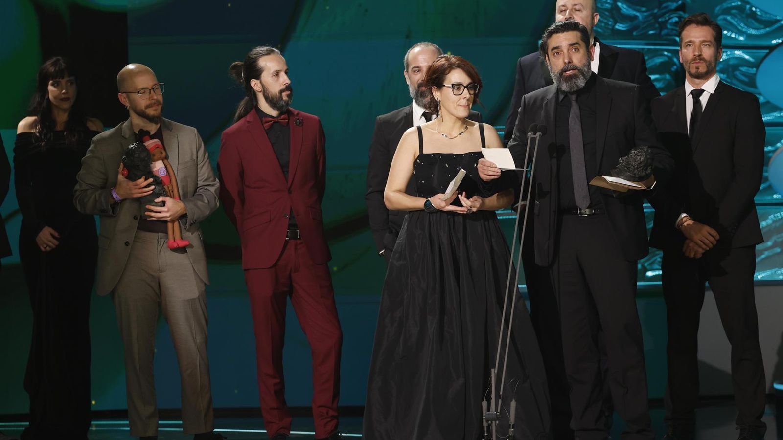 El director Carlos Fernández de Vigo y su equipo ganan el Goya al mejor corto de animación por 'Cafuné'