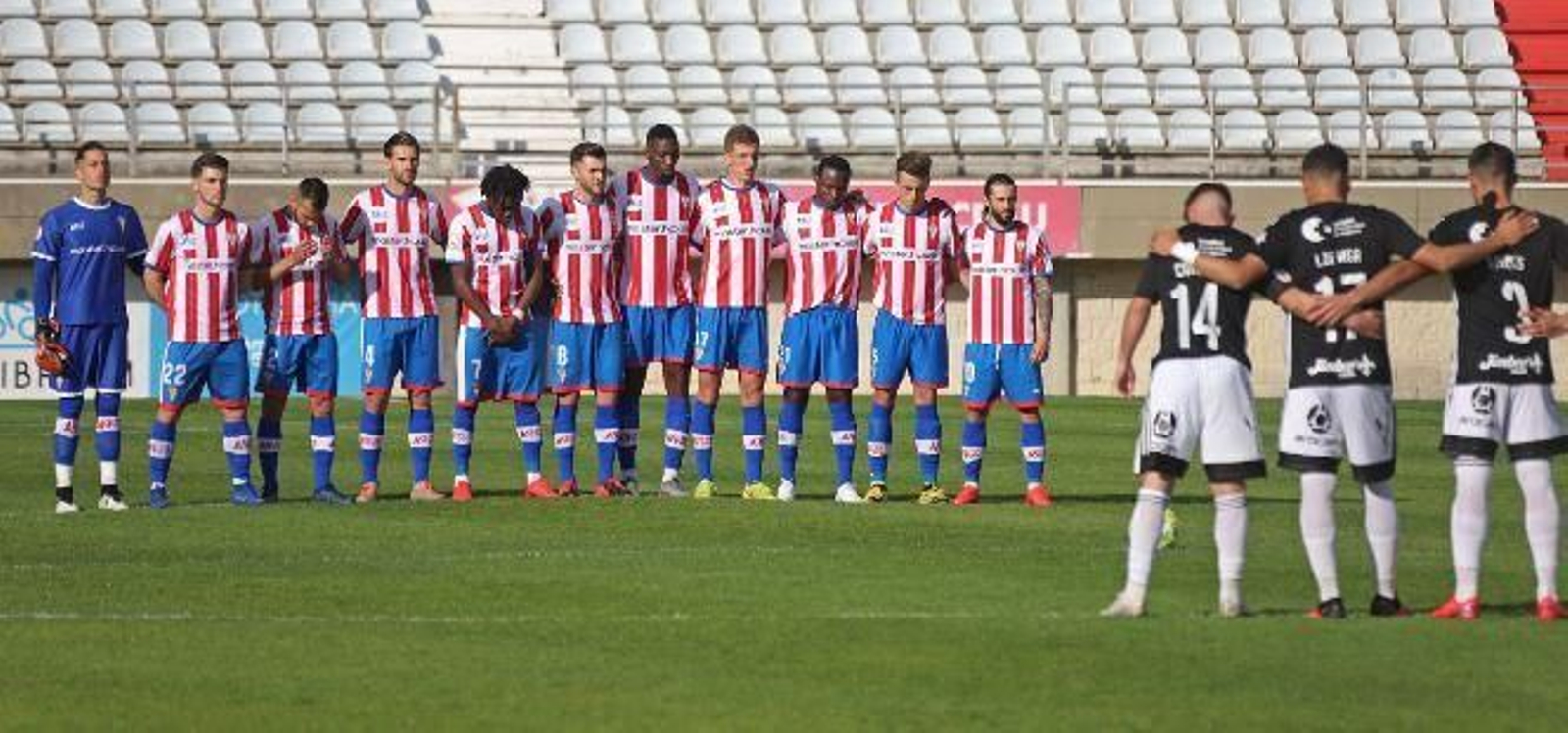 El once del Algeciras en el partido ante el Cartagena, un grande del grupo.