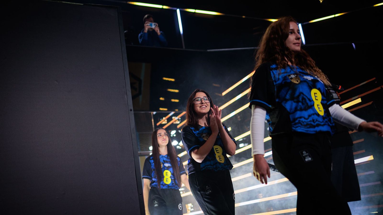 Sarah, Ness y Smurfette, jugadoras de GIANTX