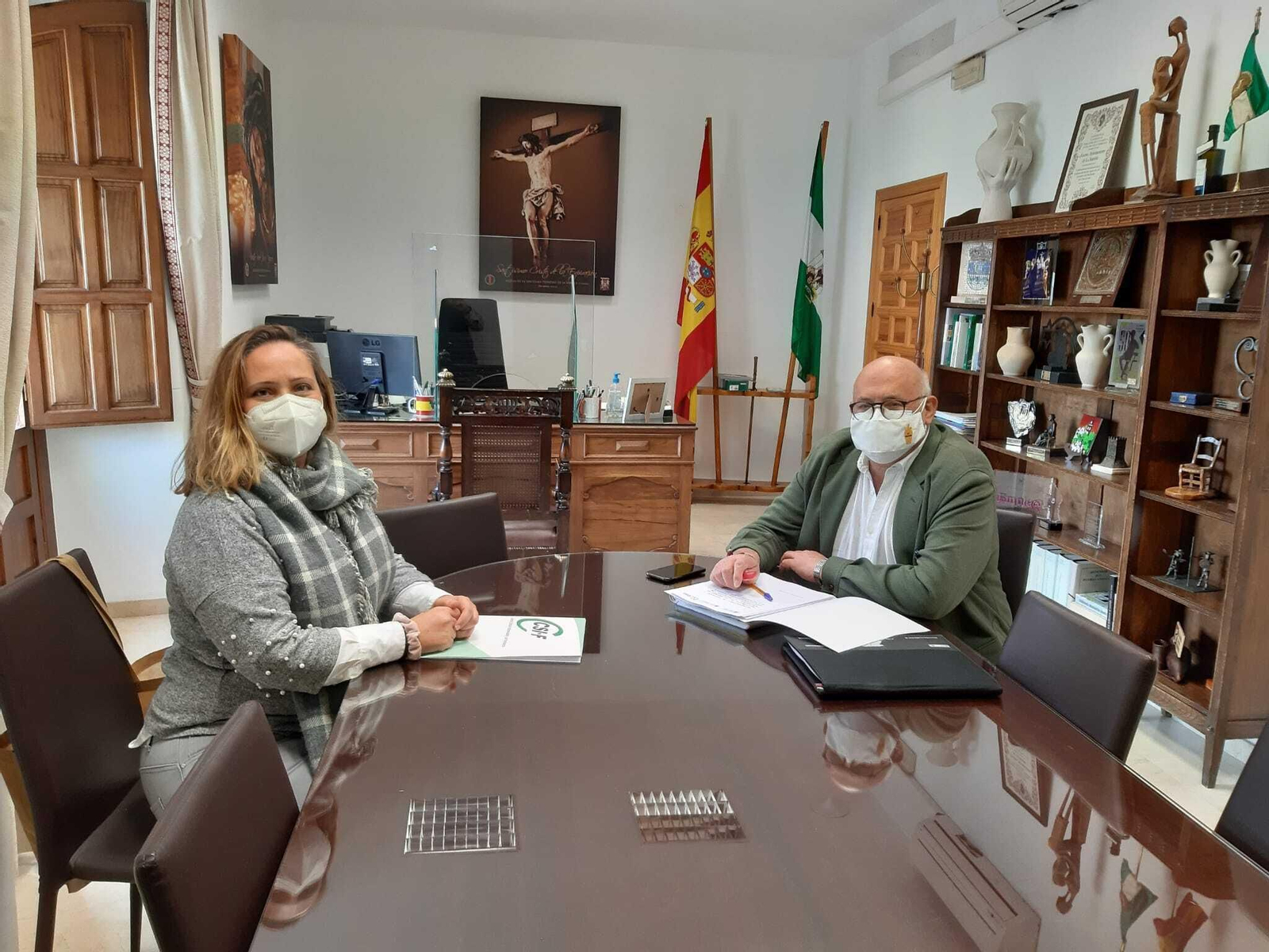 Reunión de CSIF con el alcalde de La Rambla