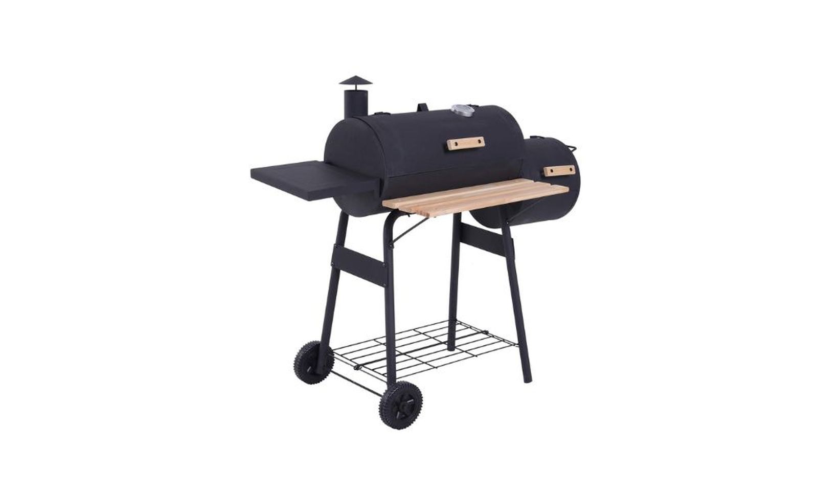 Parilla de carbón con ruedas Outsunny