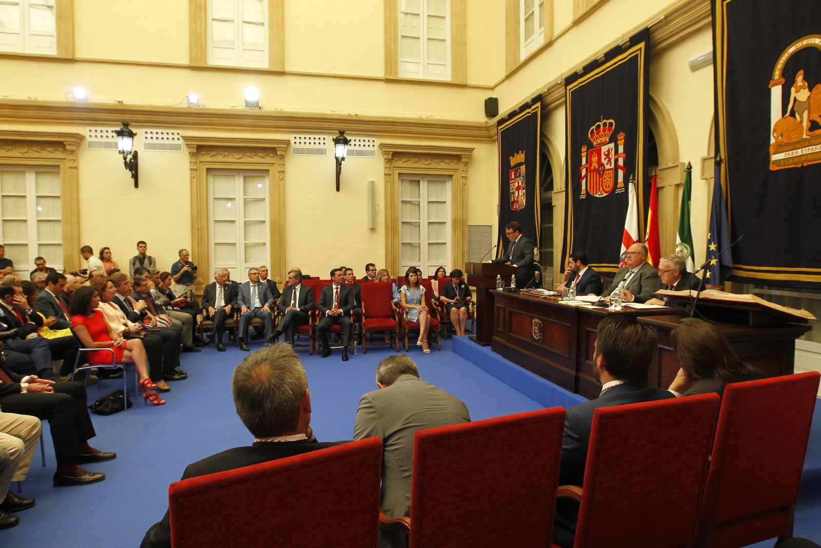 Pleno investidura Presidente Diputación de Almería. Javier Aureliano García