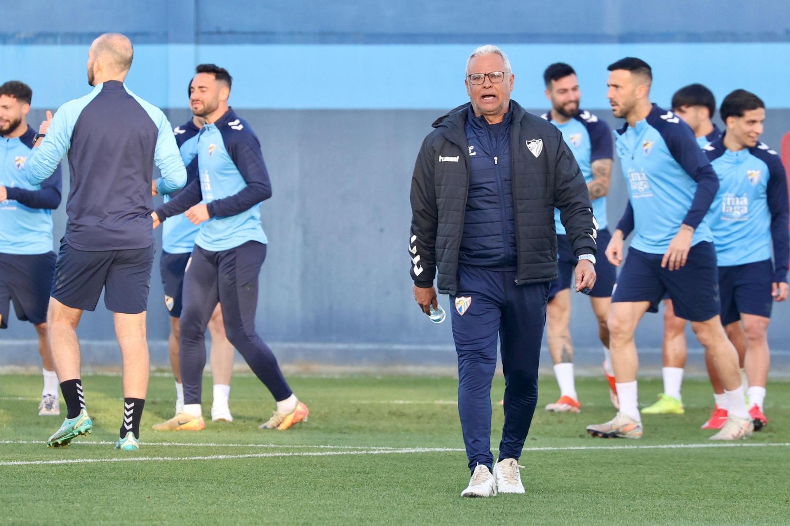 Kevin, novedad en el trabajo del Málaga CF