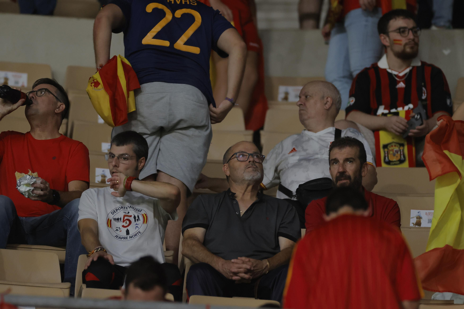 Búscate en las fotos del España-Escocia