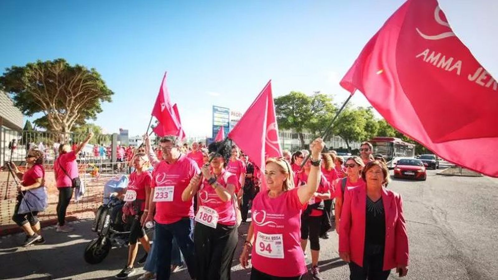 I Marcha Rosa de AMMA Jerez