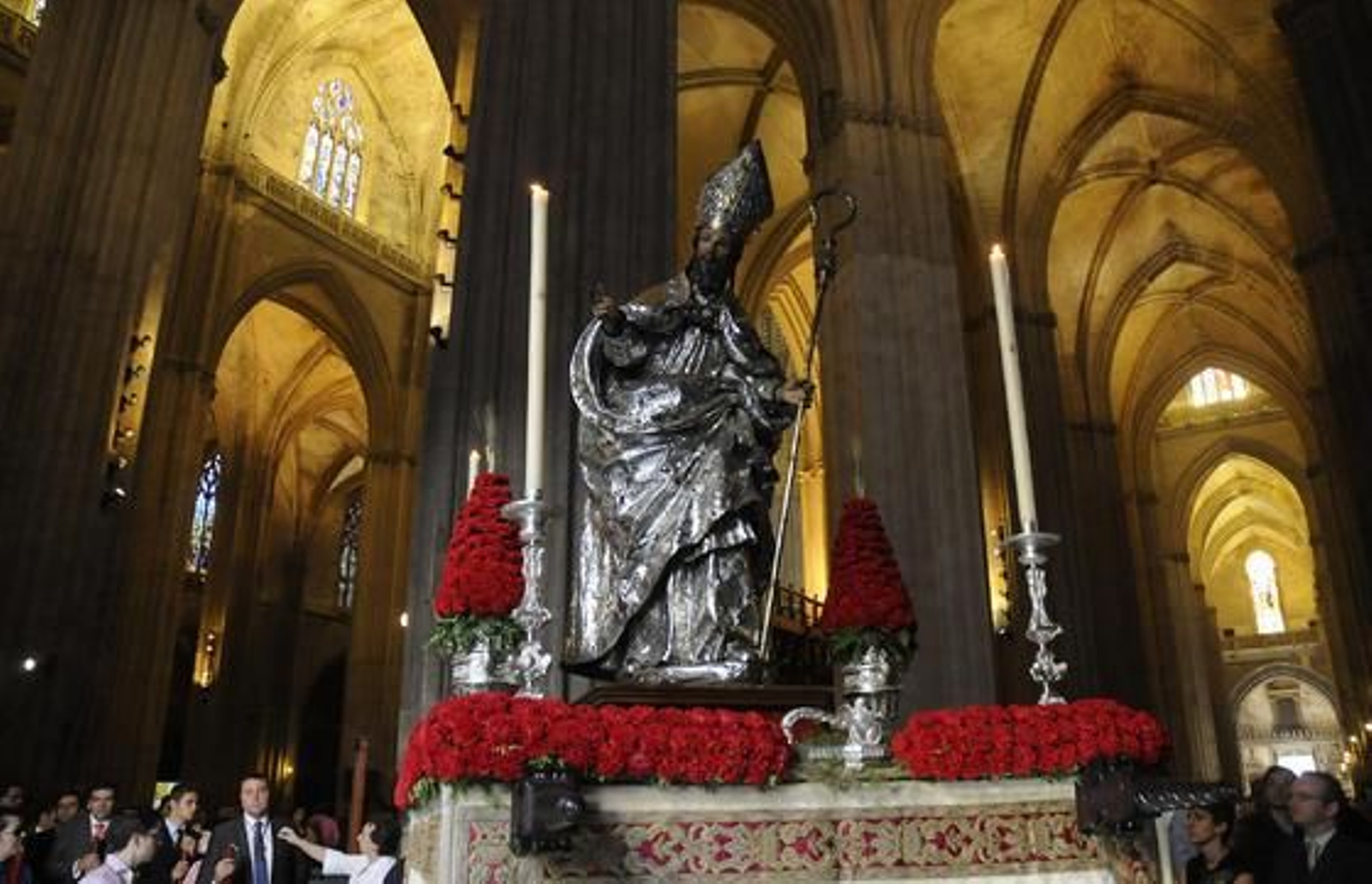 San Leandro en el interior de la Catedral.

Foto: Juan Carlos Váquez