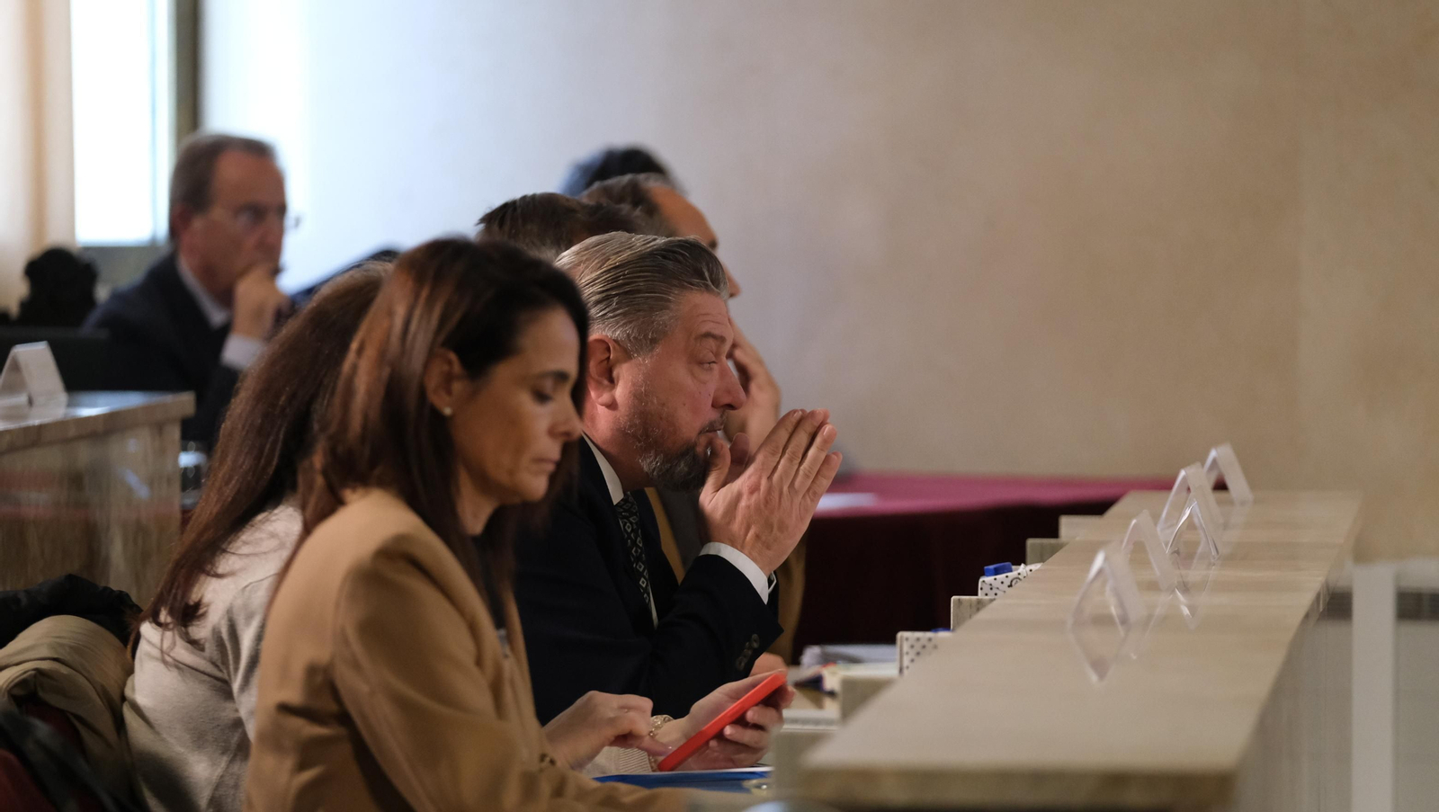 Imágenes del Pleno del Ayuntamiento de Almería