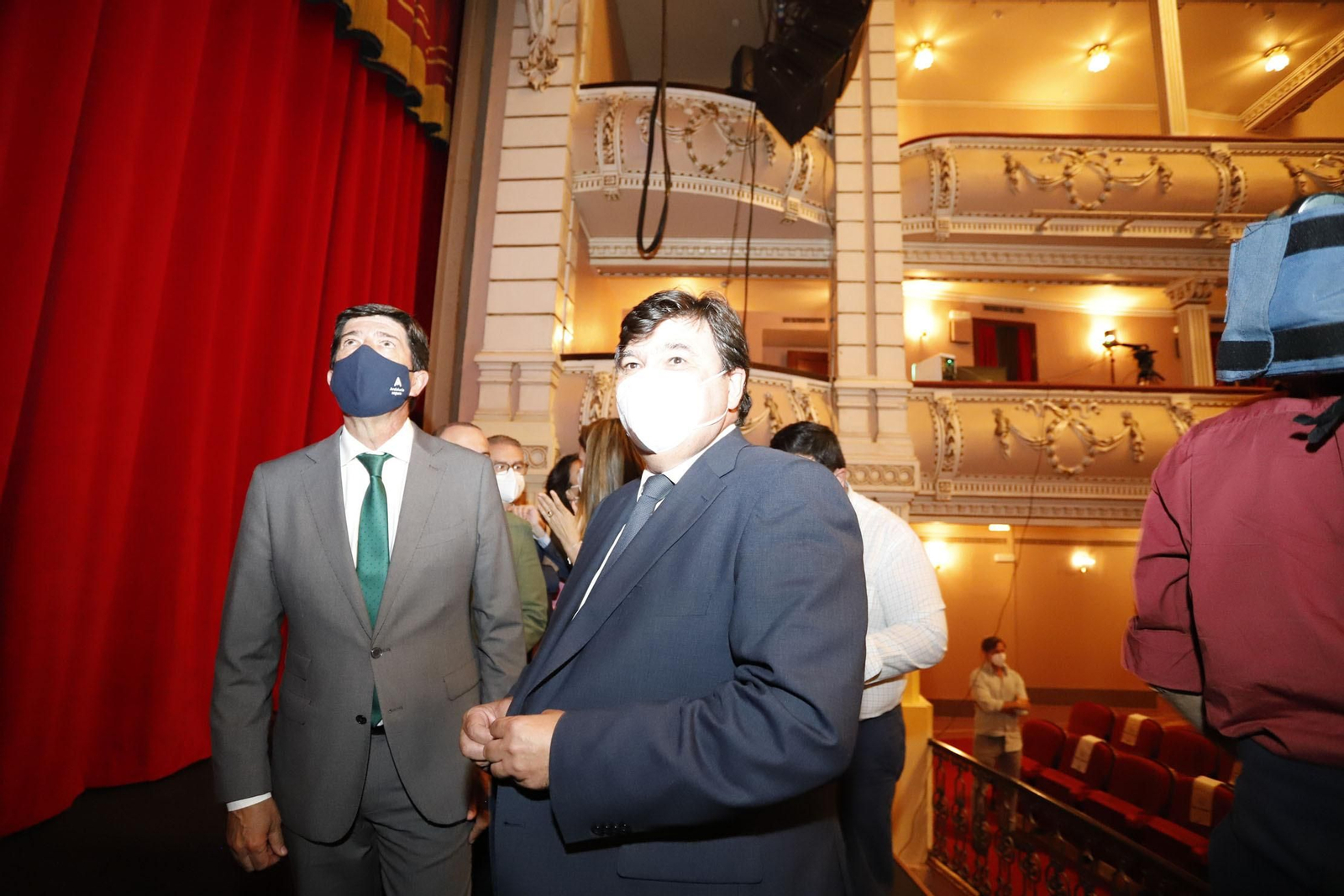 Imágenes la inauguración de la remodelación del Gran Teatro de Huelva