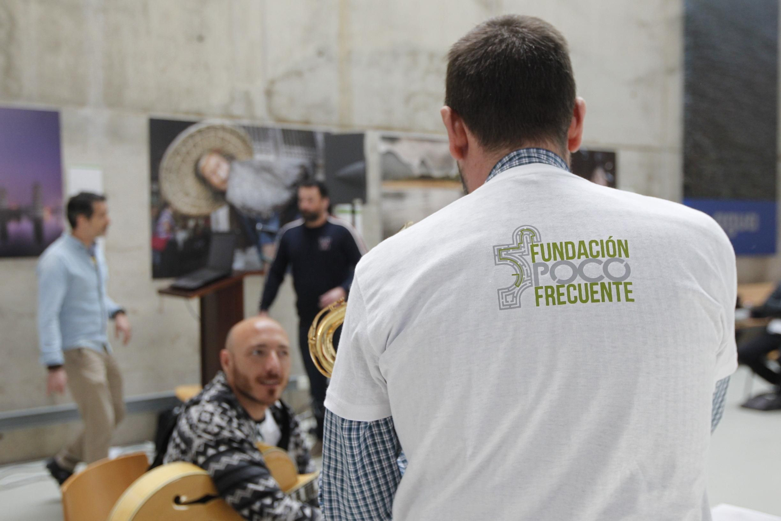 Fotos mural reivindicativo enfermedades raras Universidad de Almería-UAL