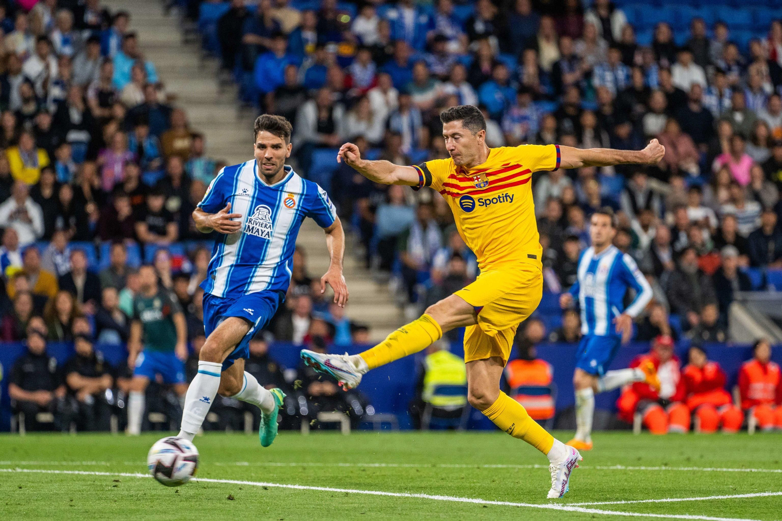 Las fotos de la celebración fallida del Barcelona ante el Espanyol