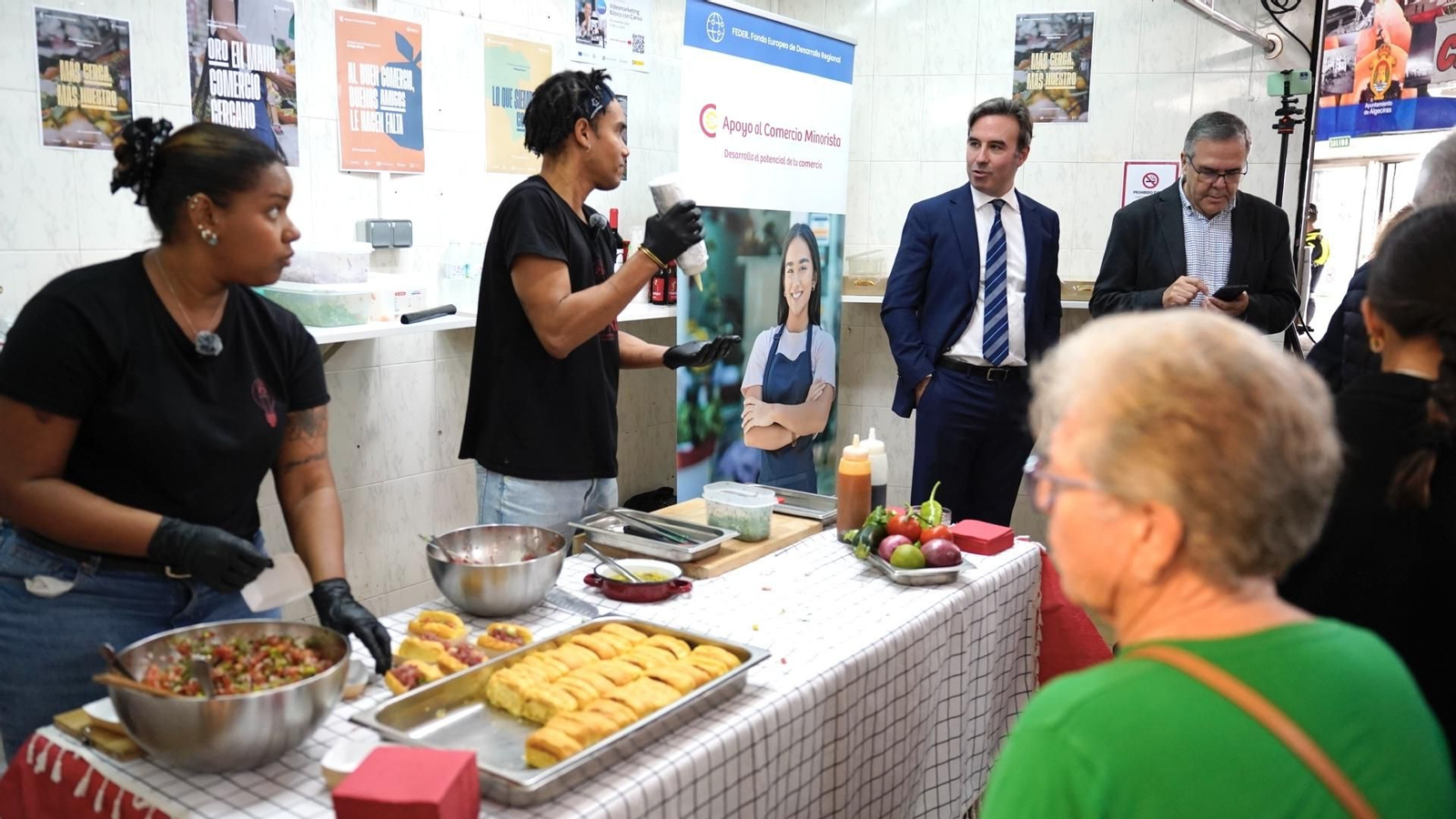 Sabores del Campo de Gibraltar: Fotos del 'show degustación' en el Mercado Ingeniero Torroja