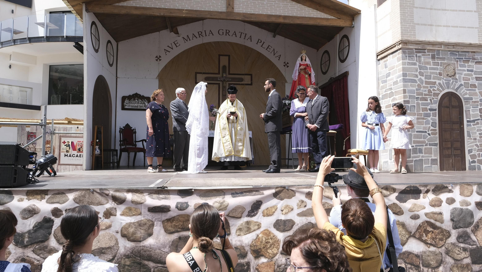 Imágenes de la recreación histórica Canteros y Caciques, en Macael