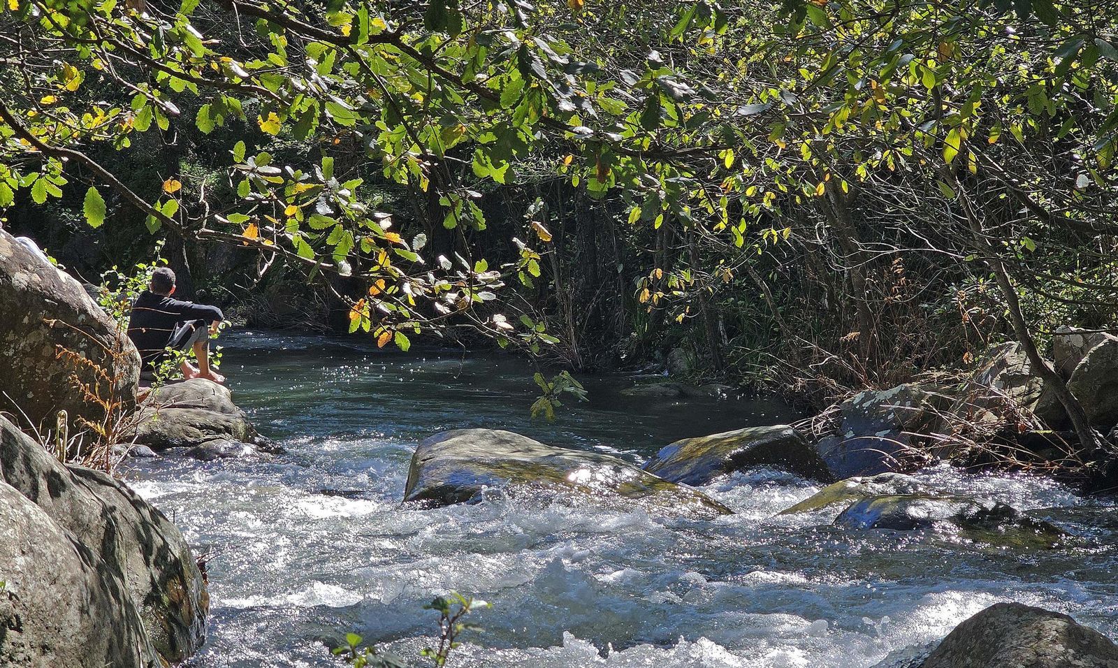 Fotos del río de la Miel tras las borrascas de marzo