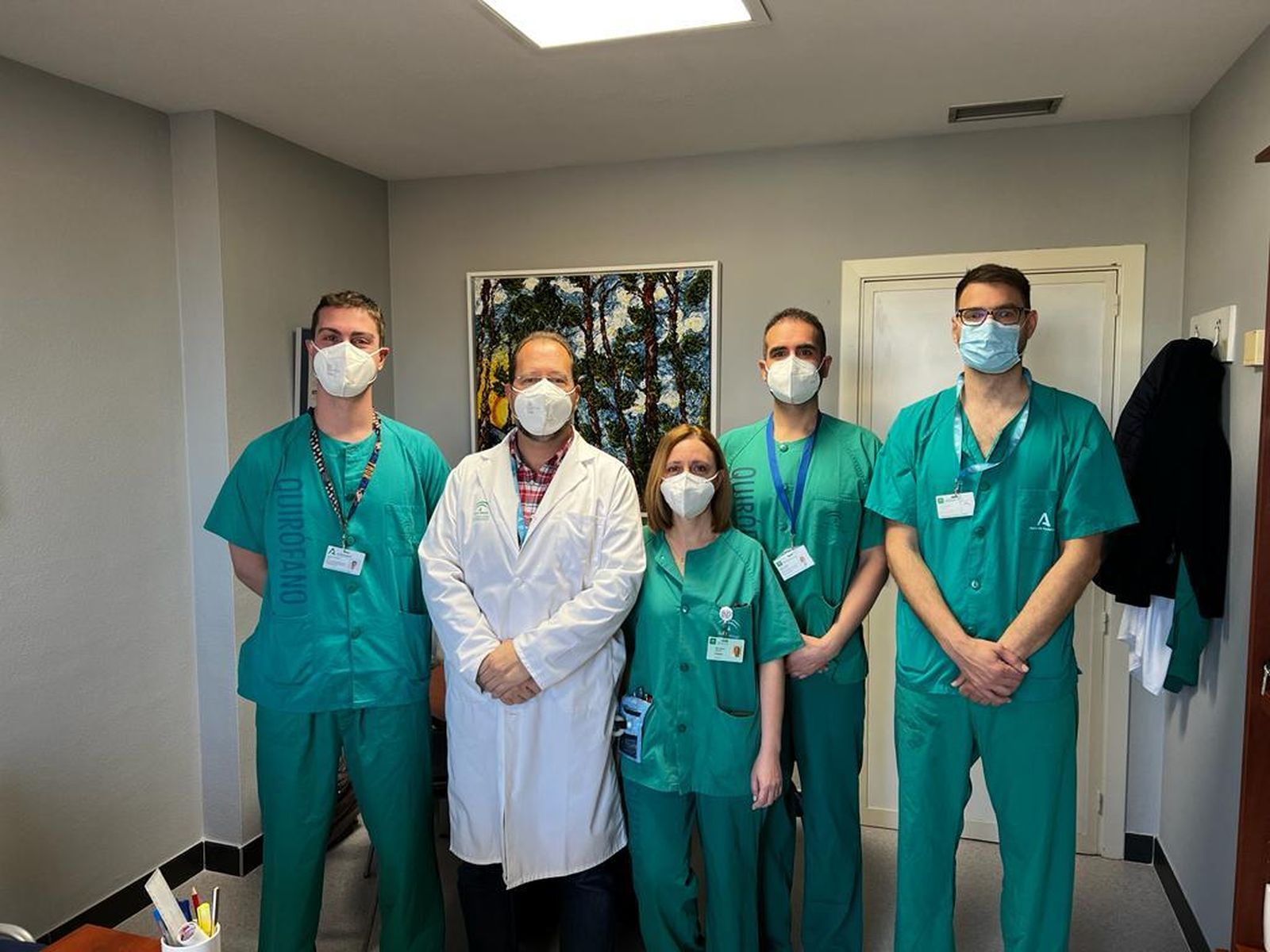 El equipo encargado de la intervención.