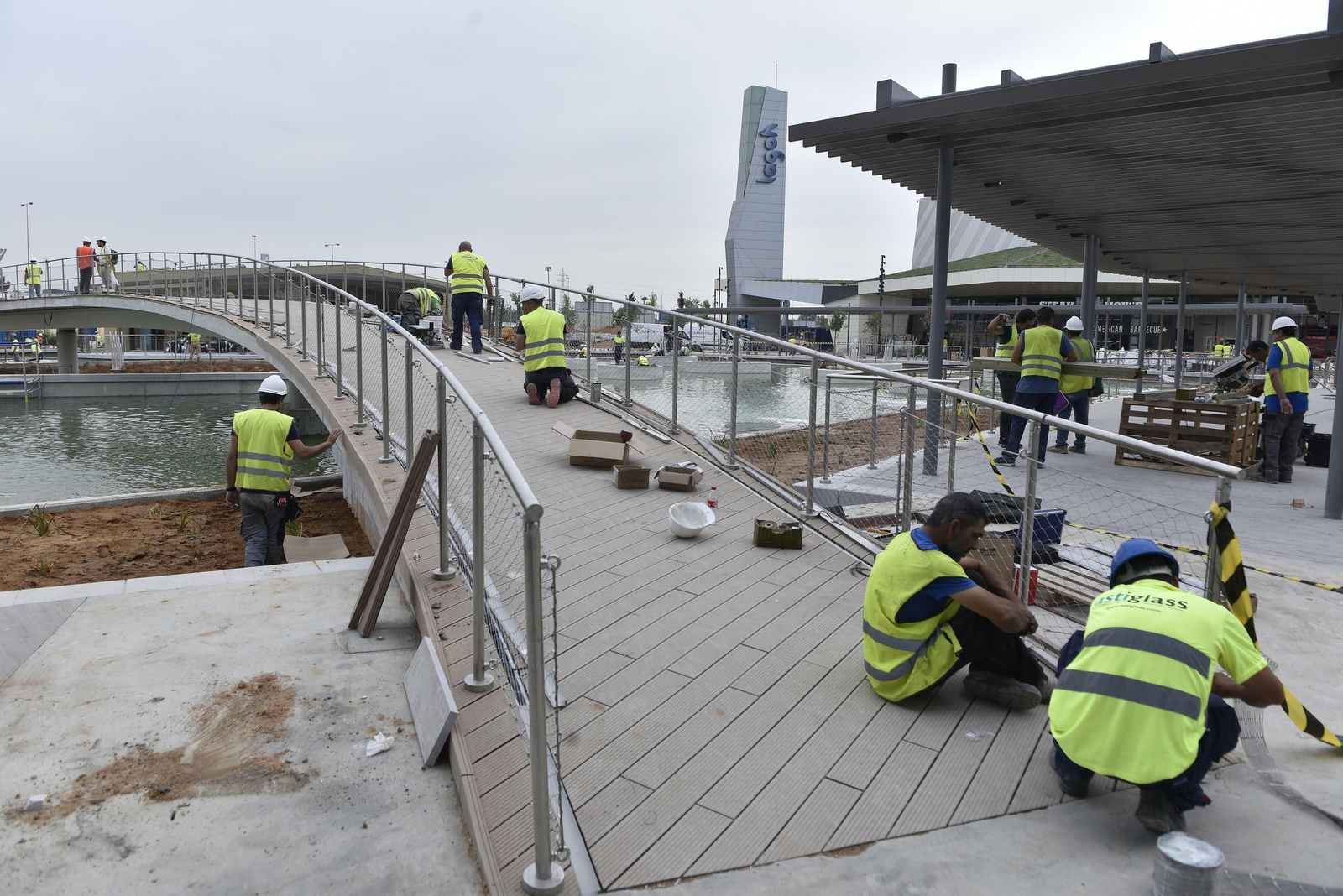 Recorrido visual por el Centro Lagoh de Palmas Altas: últimos preparativos para el estreno