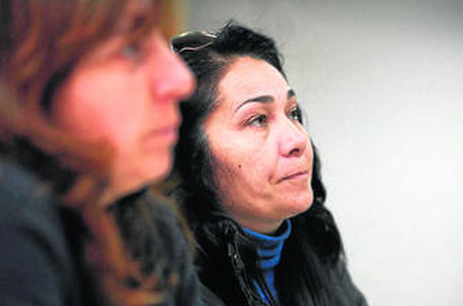 Inmaculada Rincón e Inmaculada Barea, durante la entrevista.