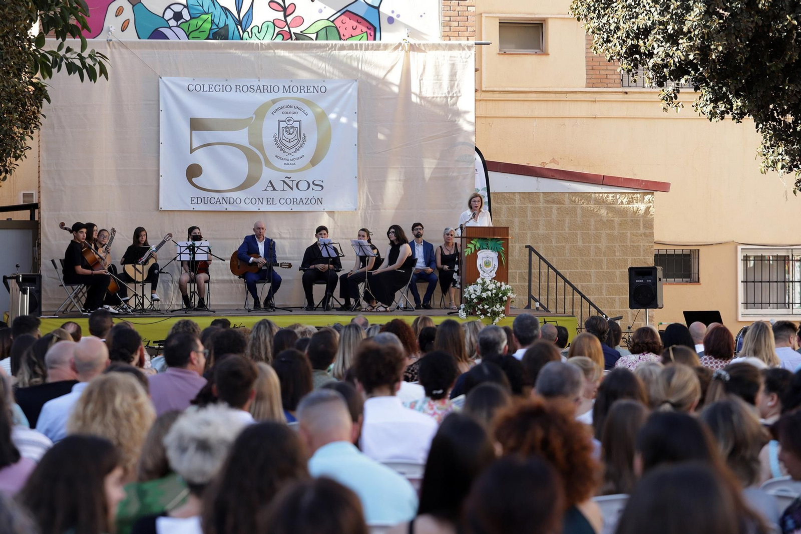 Acto del 50º aniversario del colegio.