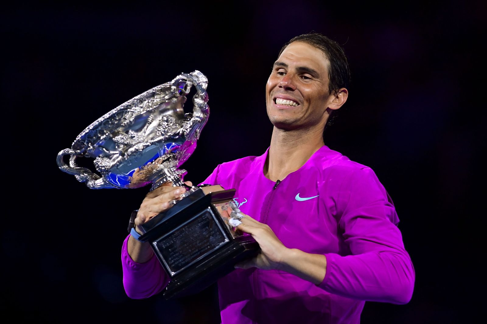 Las imágenes del histórico triunfo de Nadal sobre Medvedev (y 8)