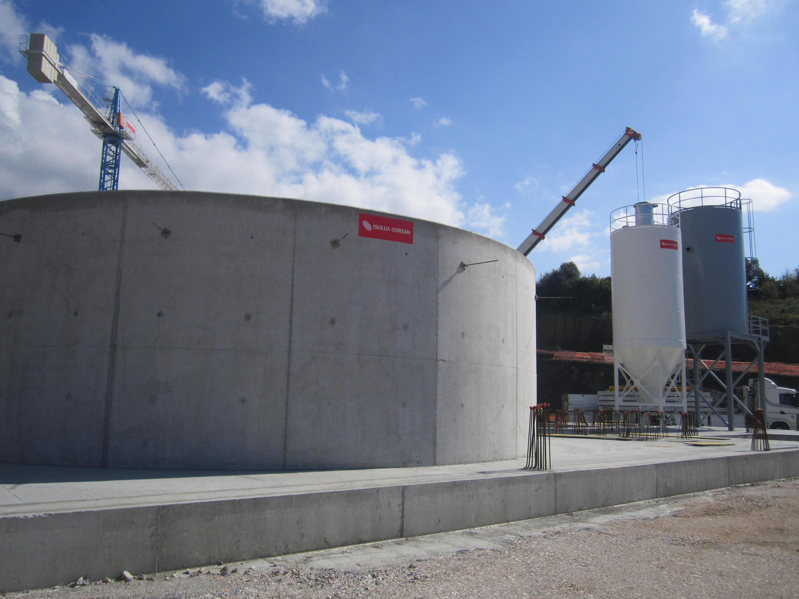 Obras de la depuradora de Nerja.