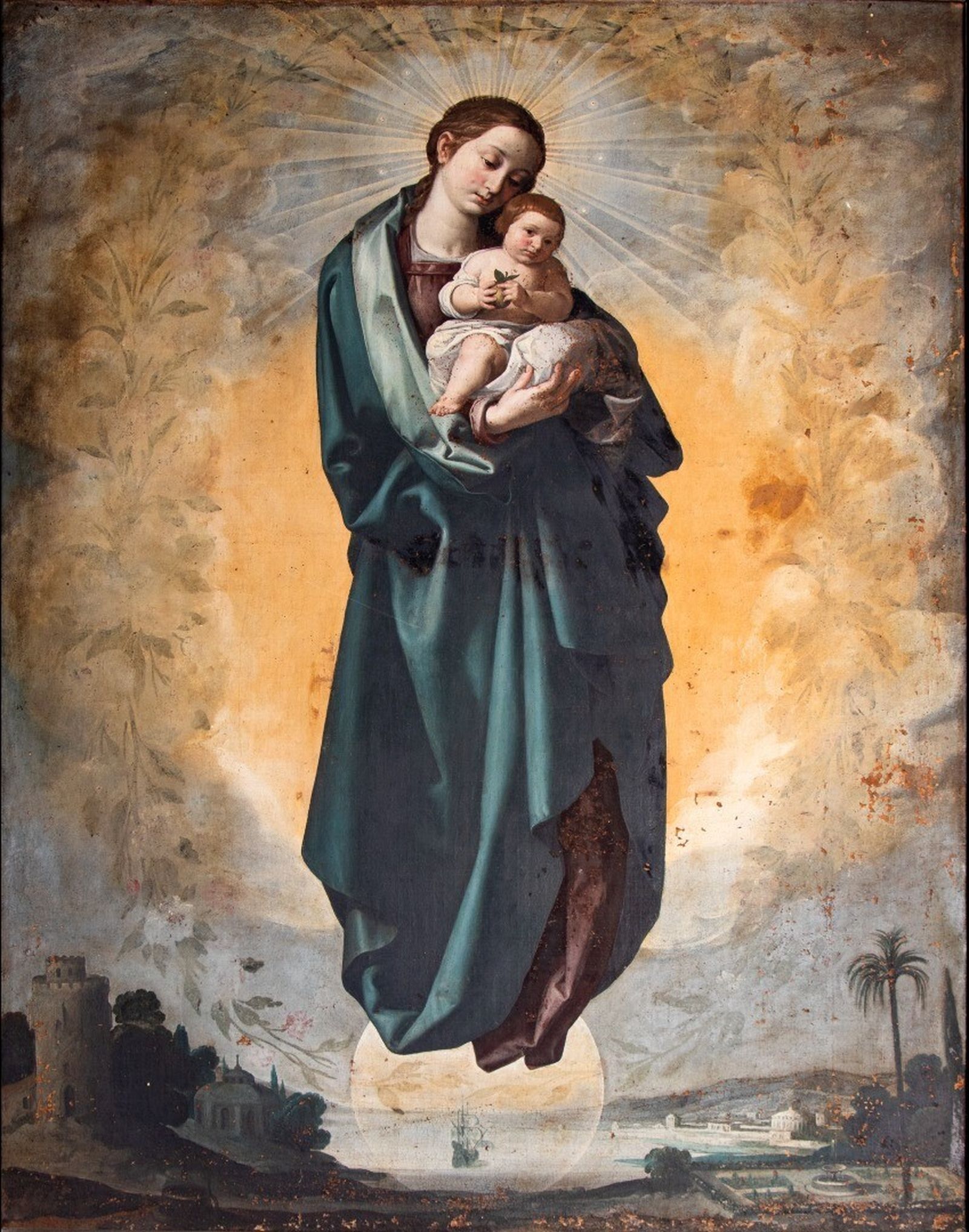 Un detalle del cuadro.