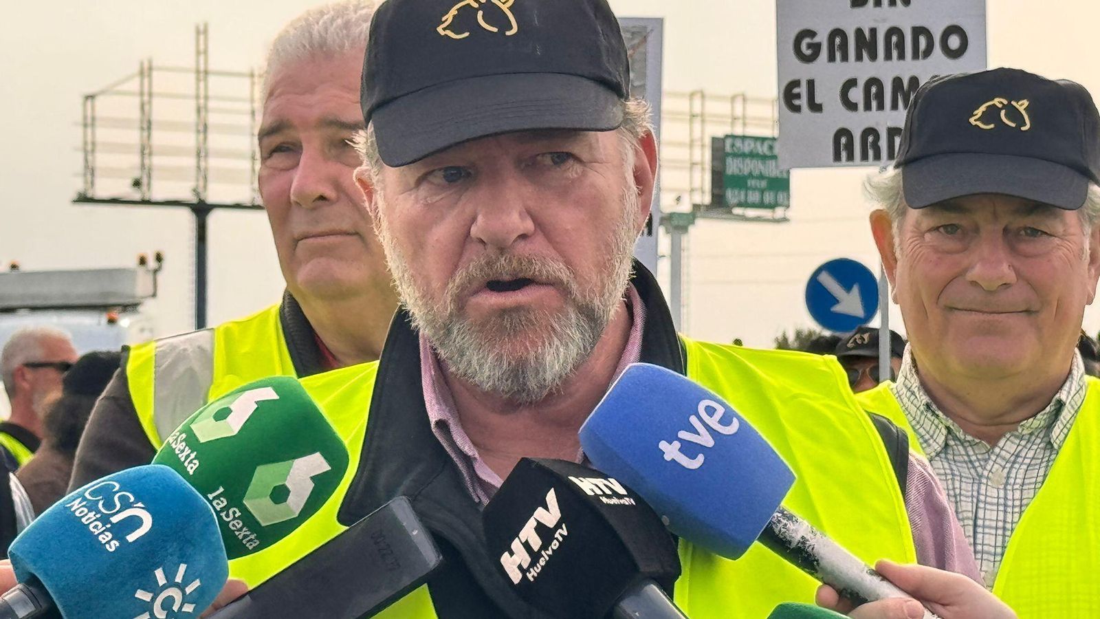 Jose Luis García Palacios, en las declaraciones previas a la marcha.