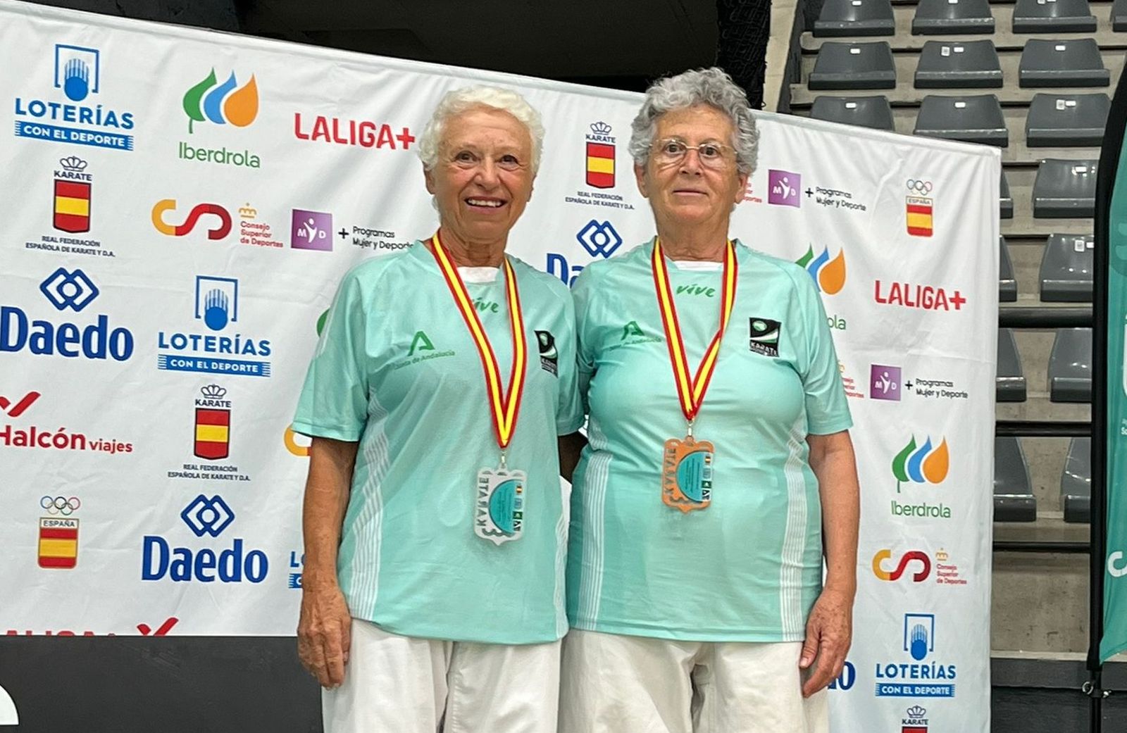Manuela Otero y Dolores Martínez, plata y bronce en el Campeonato de España Máster.
