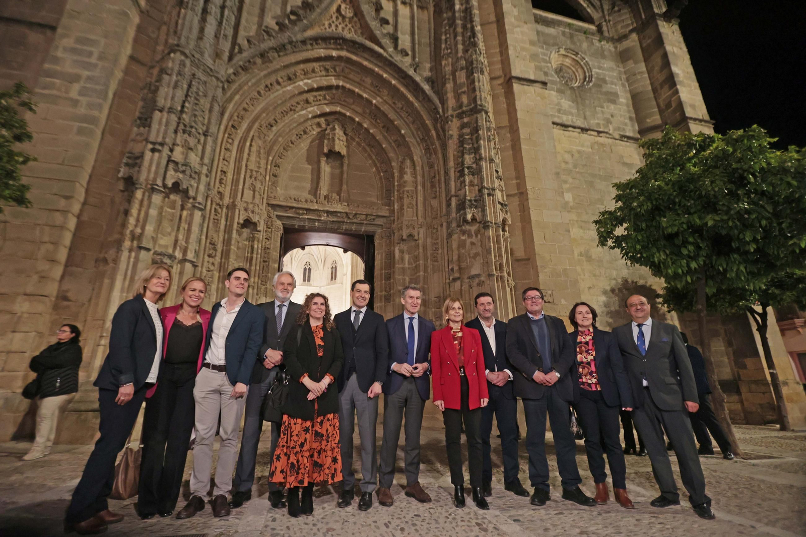 Feijóo de visita en Jerez