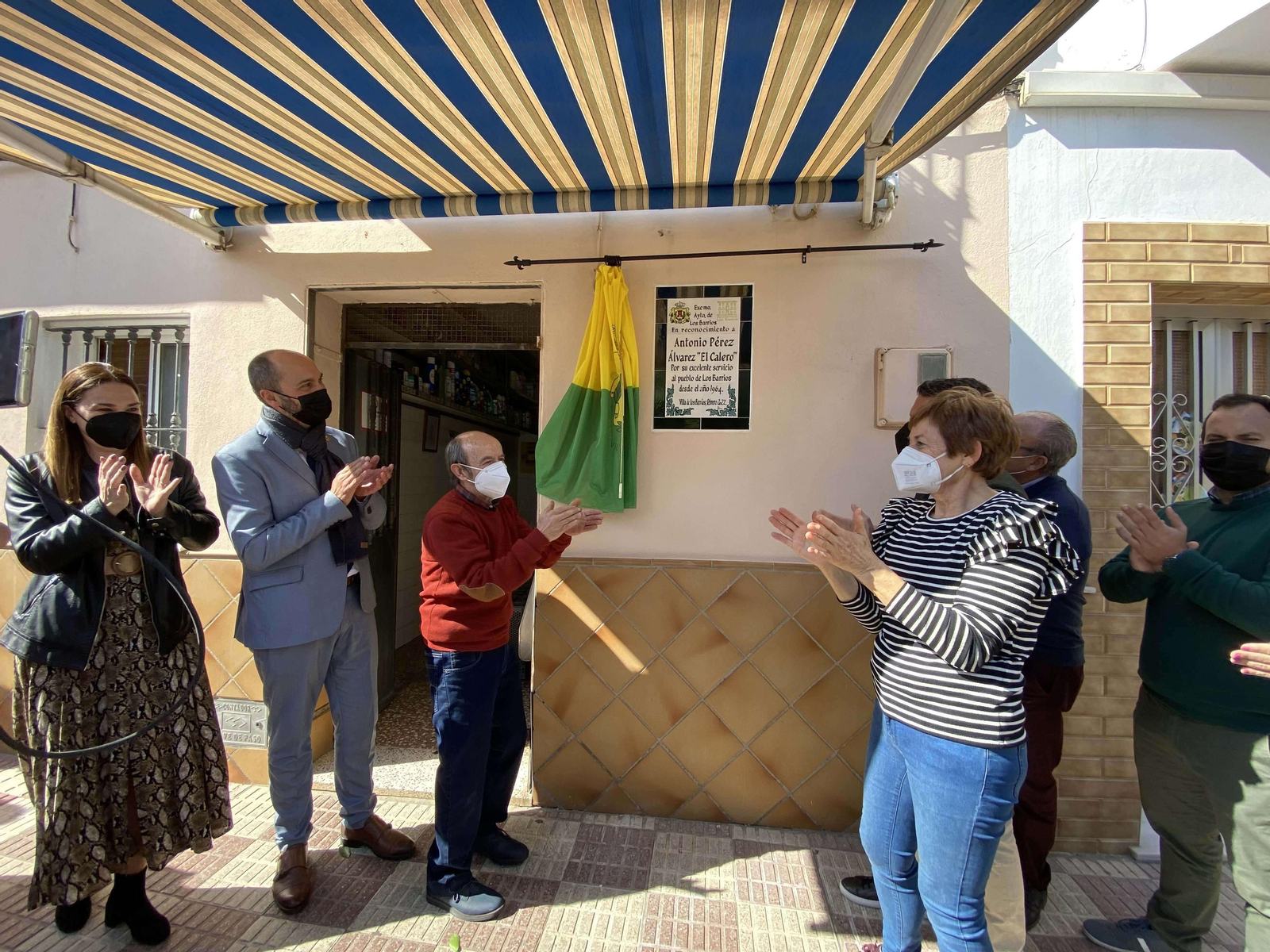 El acto de homenaje a El Calero.