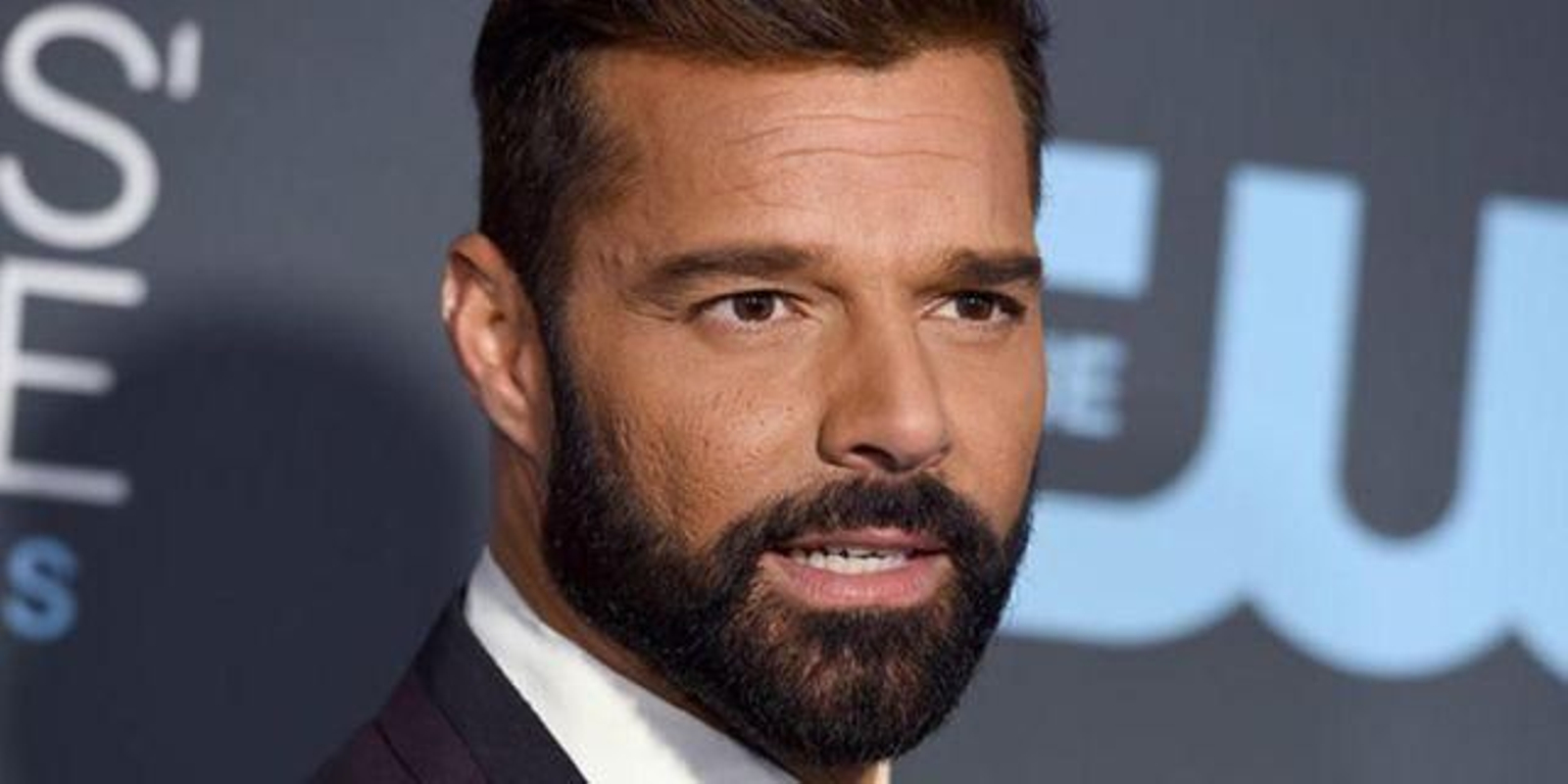 El cantante Ricky Martin, antes del cambio.