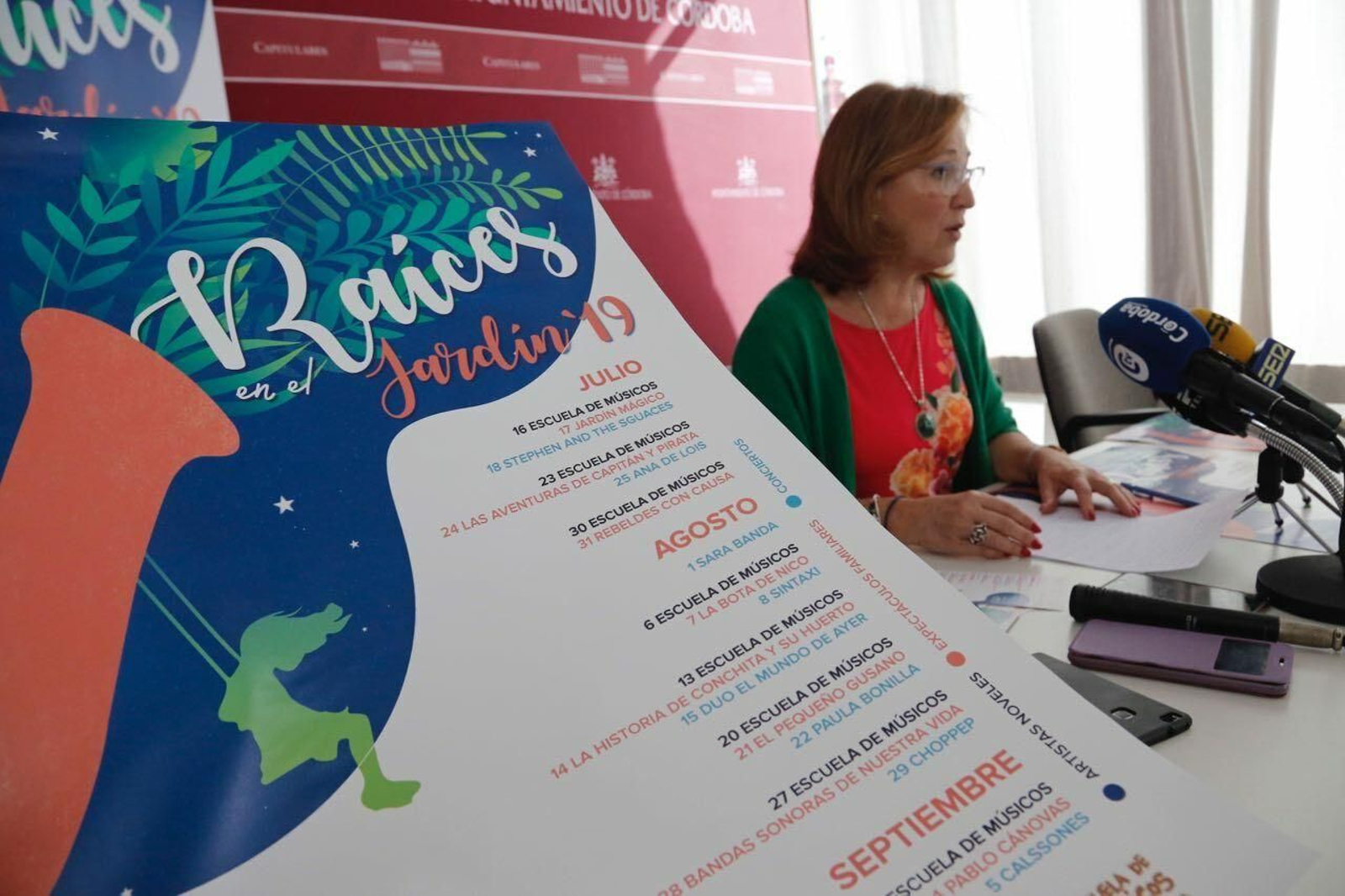 Laura Ruiz, durante la presentación del programa 'Raíces en el Jardín'