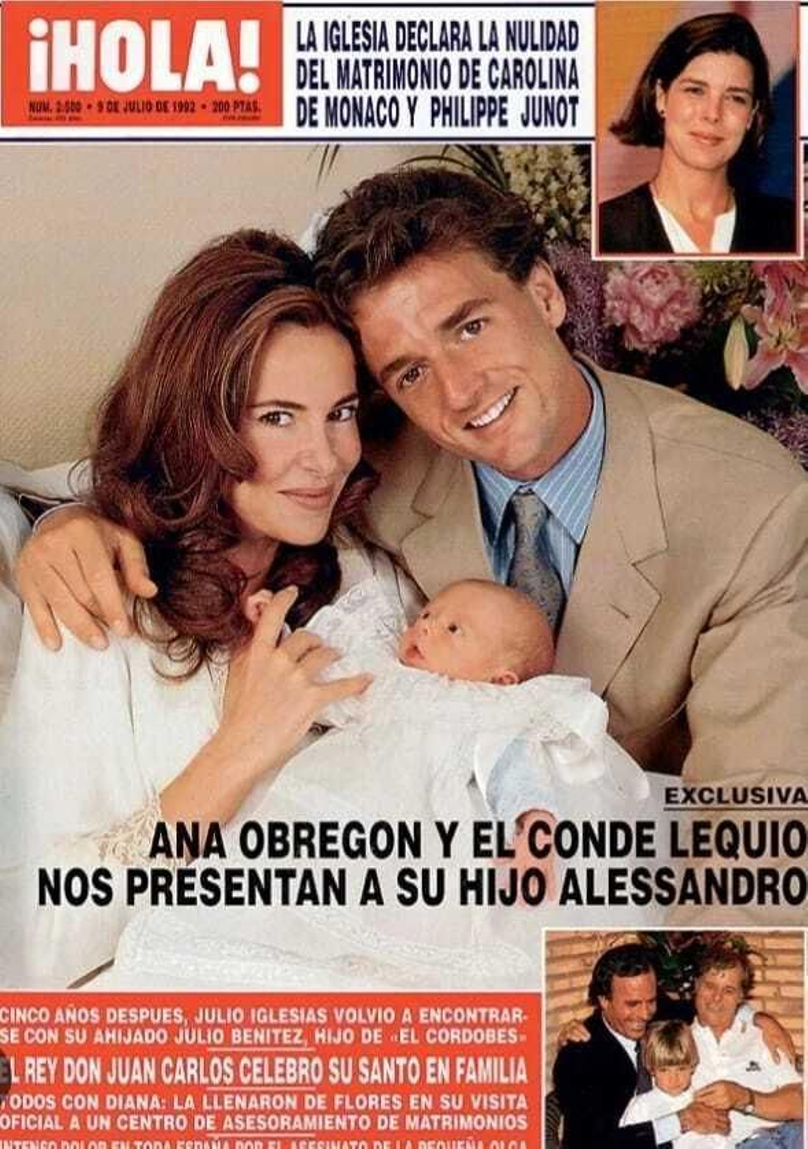 La portada de Ana Obregón presentando a su hijo Álex