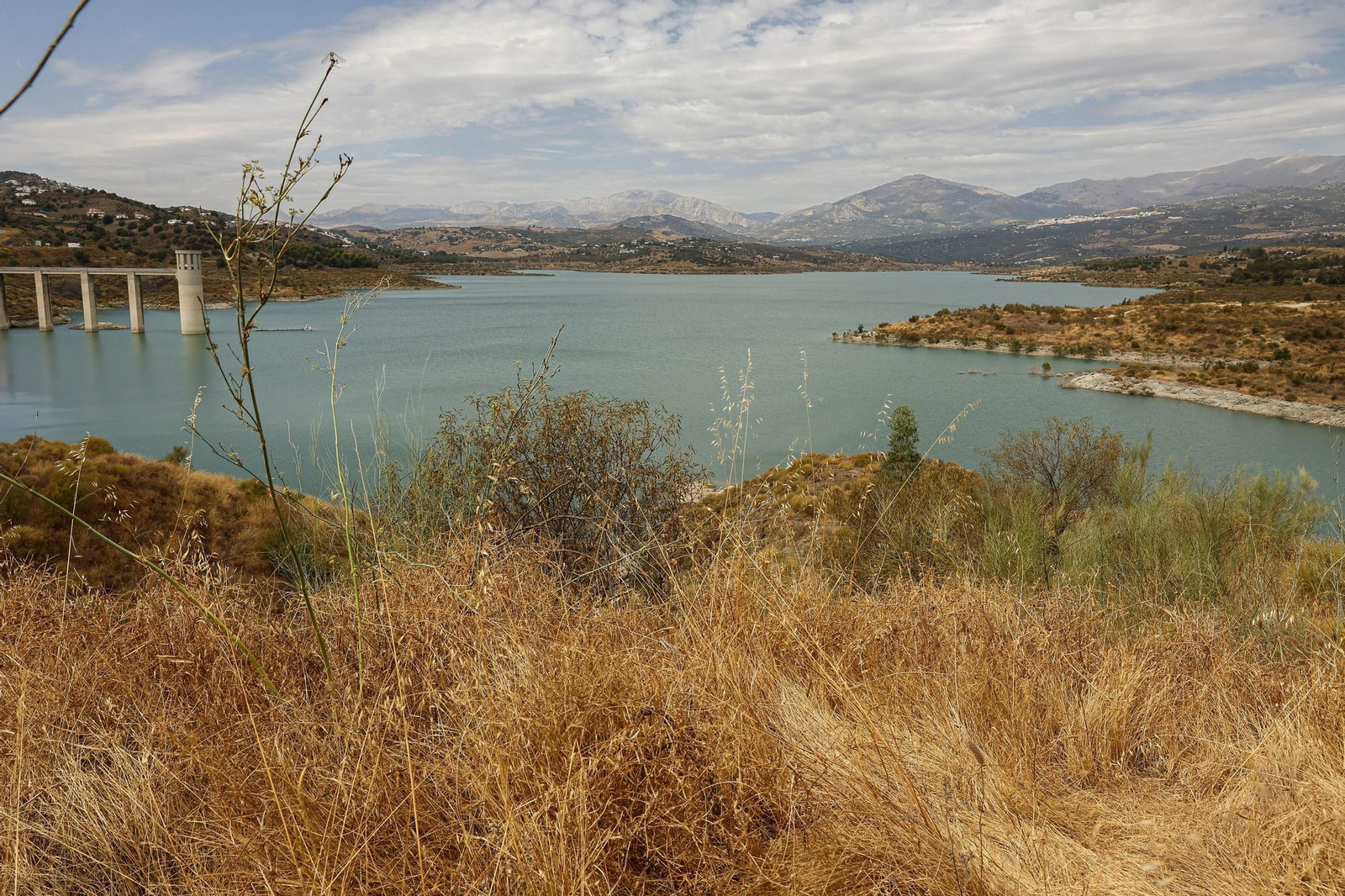 Embalse de la Viñuela en la localidad de Vélez-Málaga.