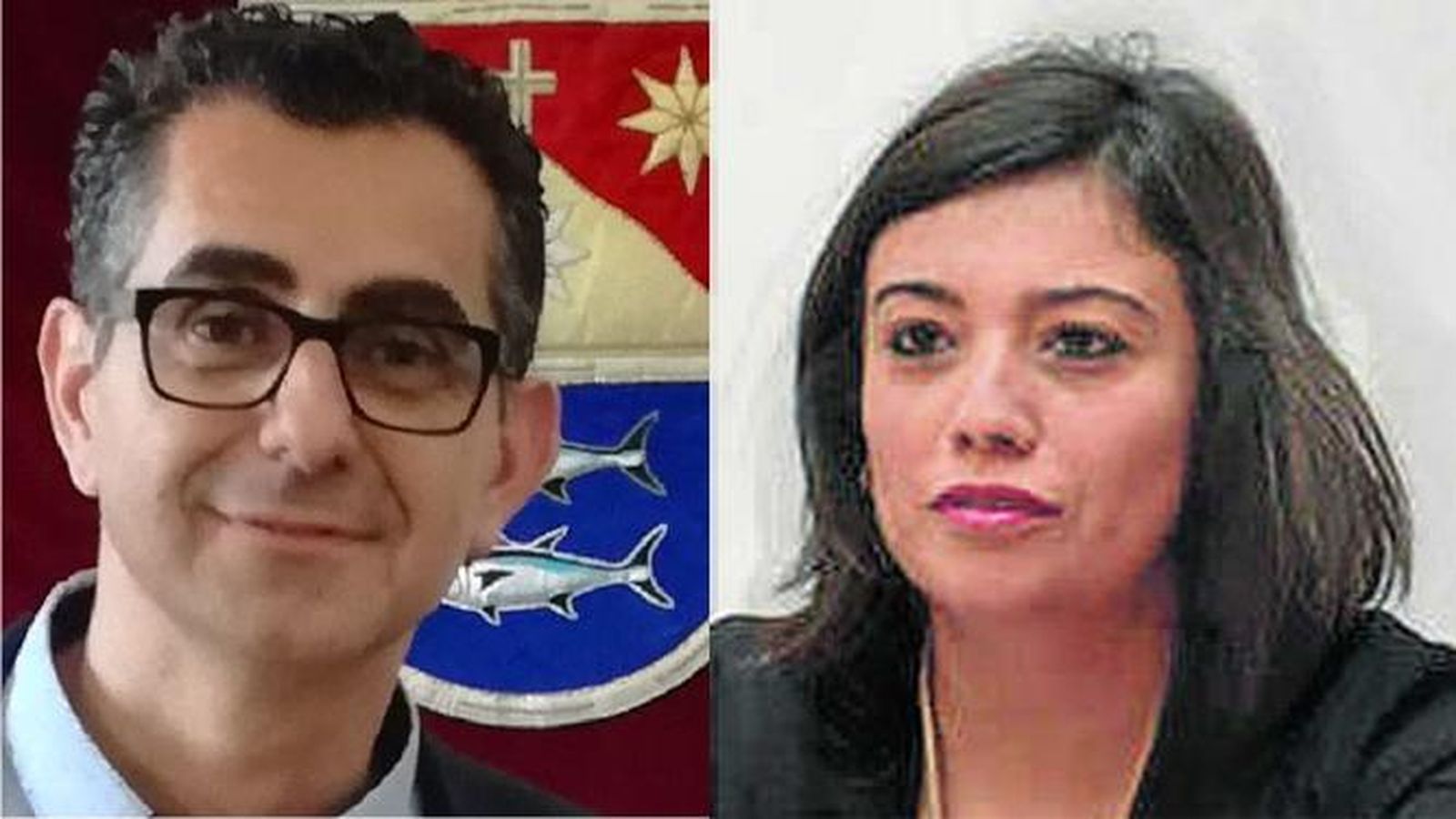 Miguel Molina (AxSí) y María Dolores Varo (PSOE)