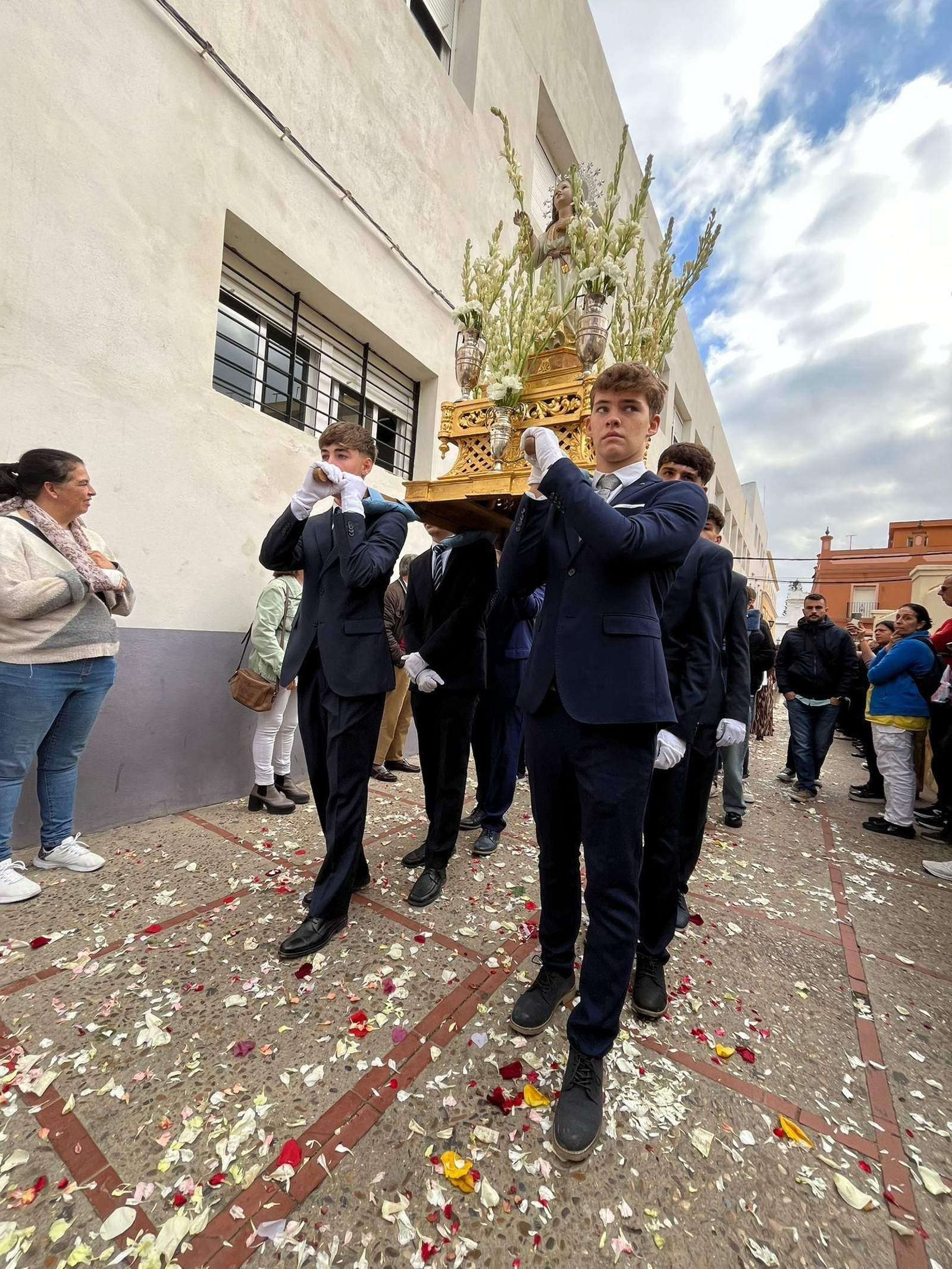 Procesión de la Niña María en San Fernando.