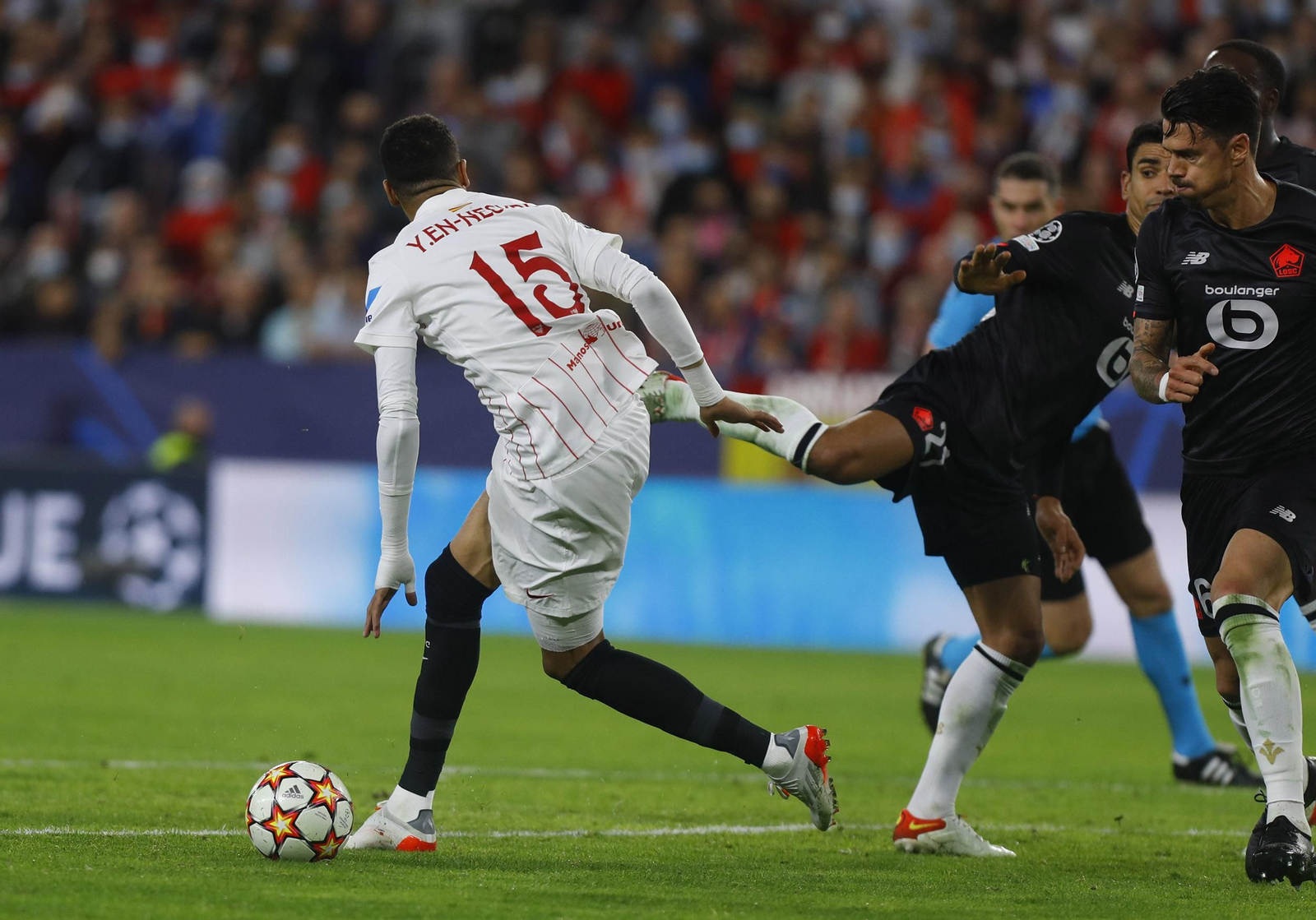 Las imágenes del Sevilla-Lille