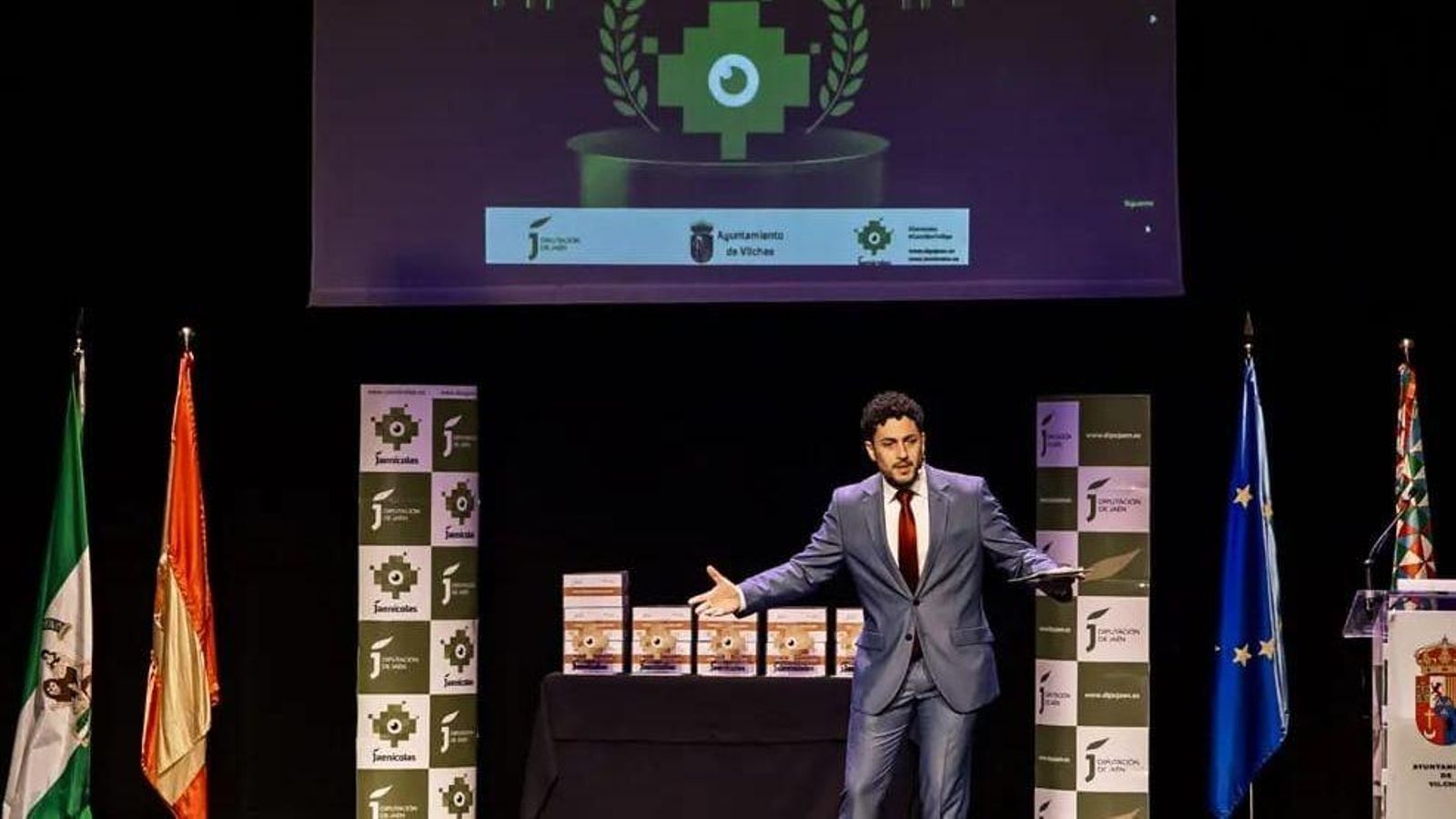Presentación de un evento en Vilches.