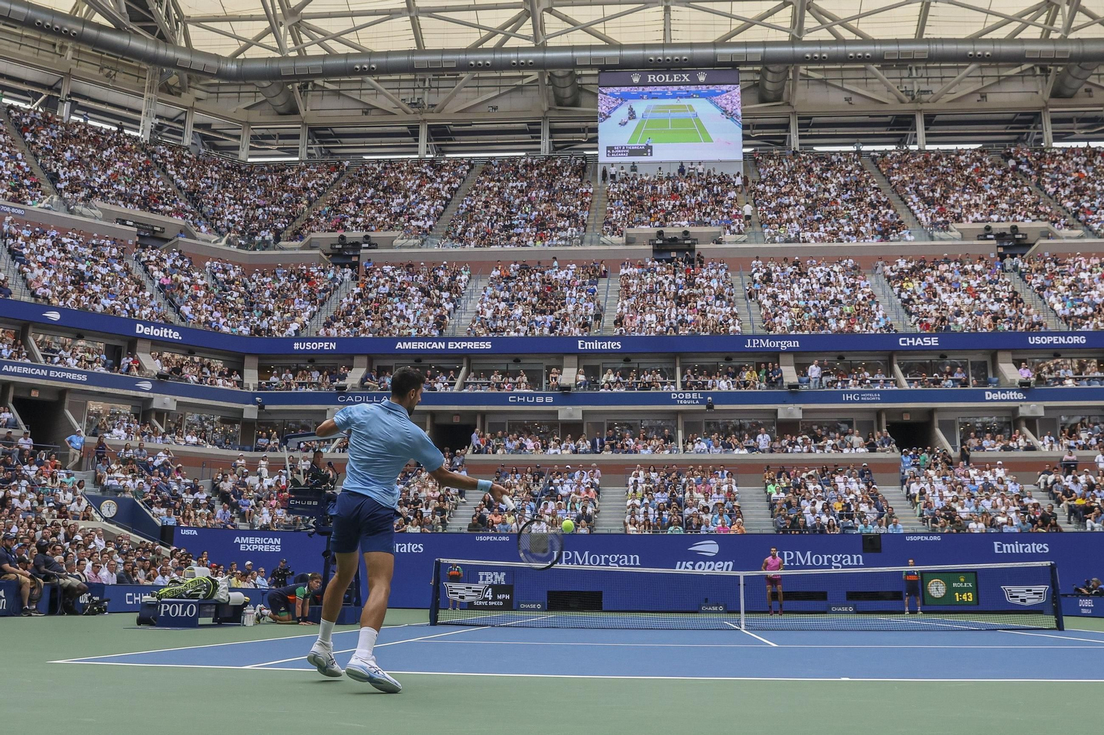 Las fotos del pase a la final de Alcaraz ante Djokovic