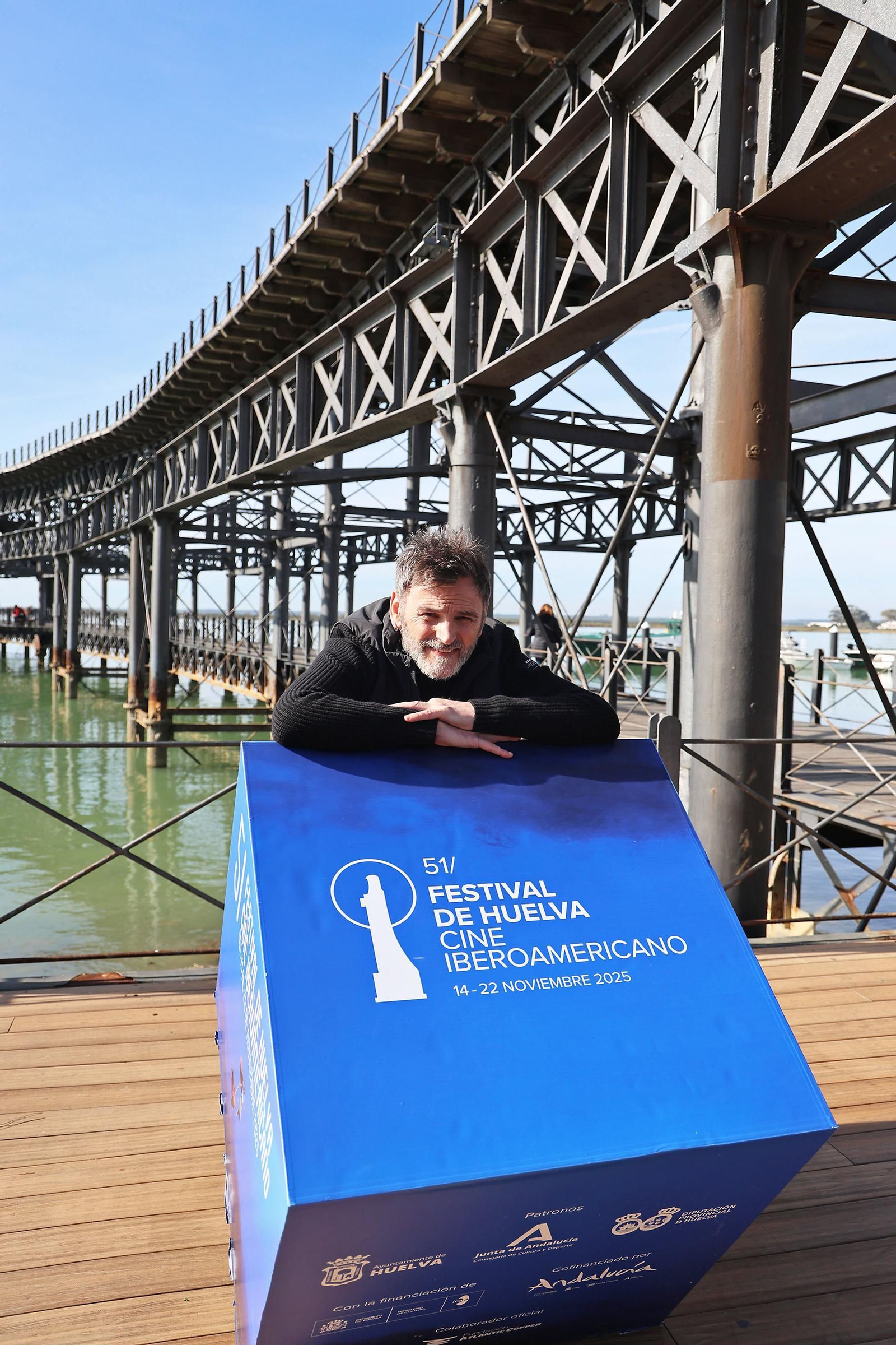 Imágenes de la sesión de fotos con el actor Fernando Tejero para el Festival de Cine Iberoamericano de Huelva