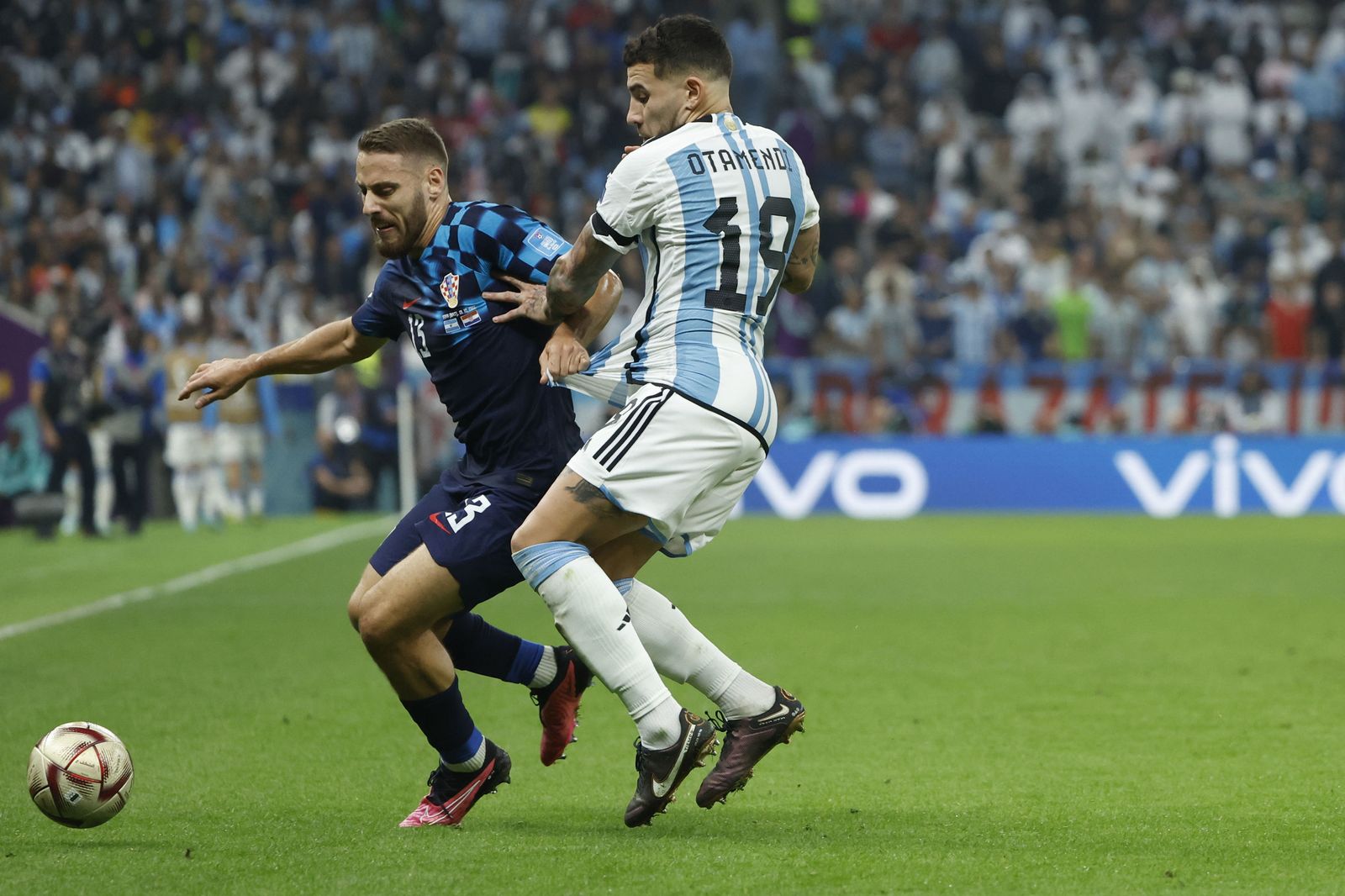 Las fotos de Messi contra Croacia