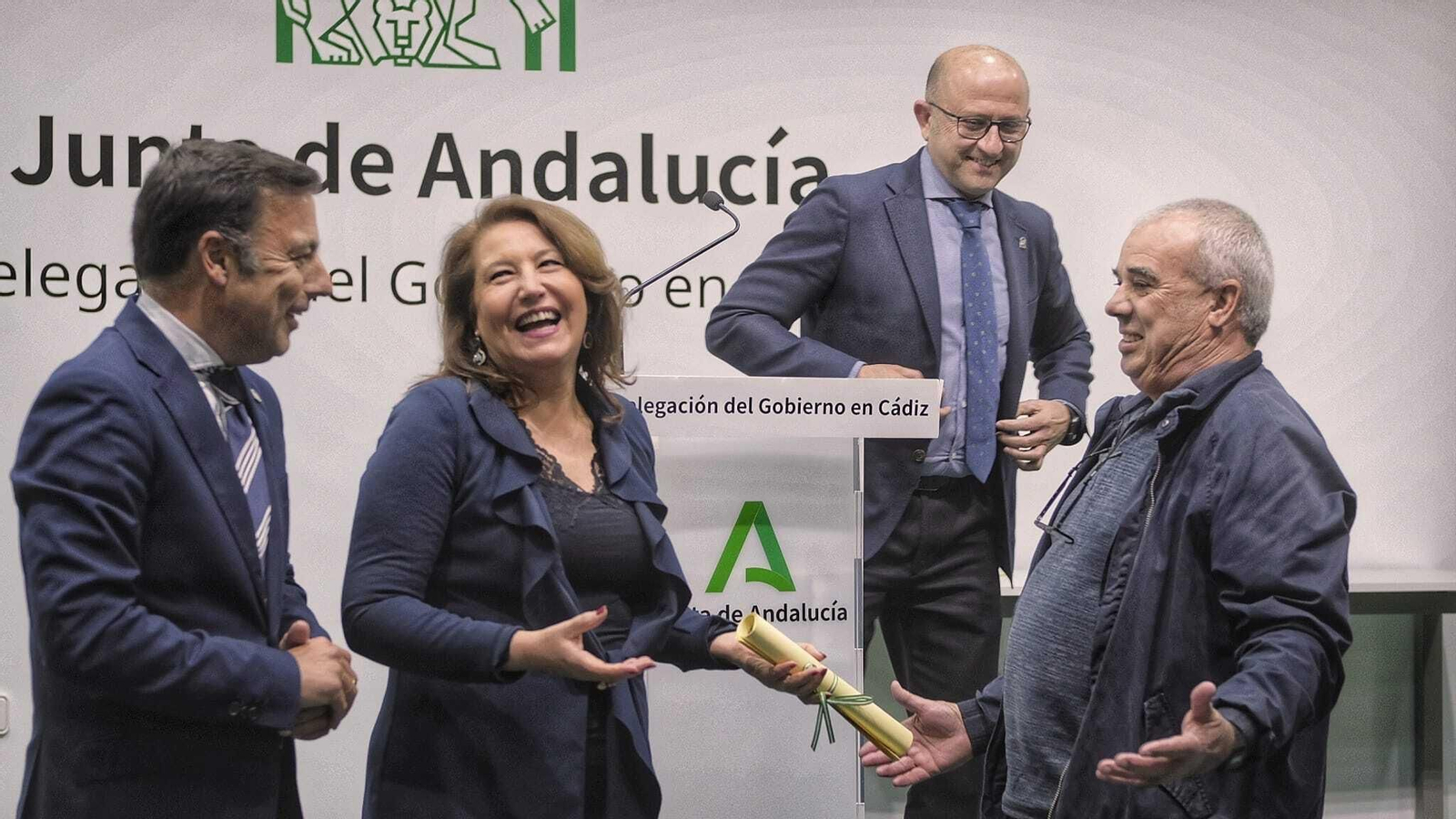 La consejera Carmen Crespo, este miércoles en Cádiz.