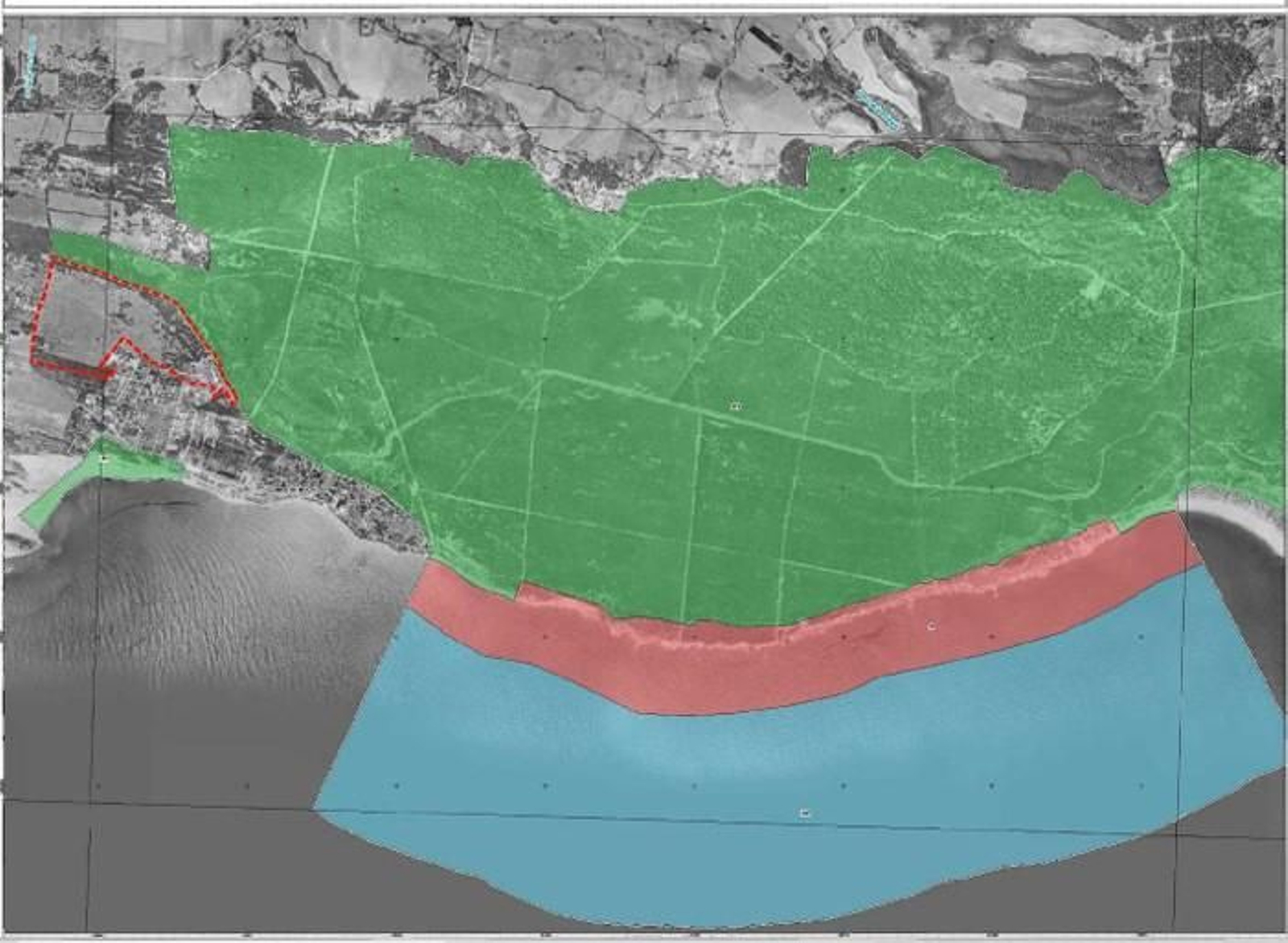 Zona de modificación de Trafalgar-San Ambrosio pegada al Parque Natural de La Breña.