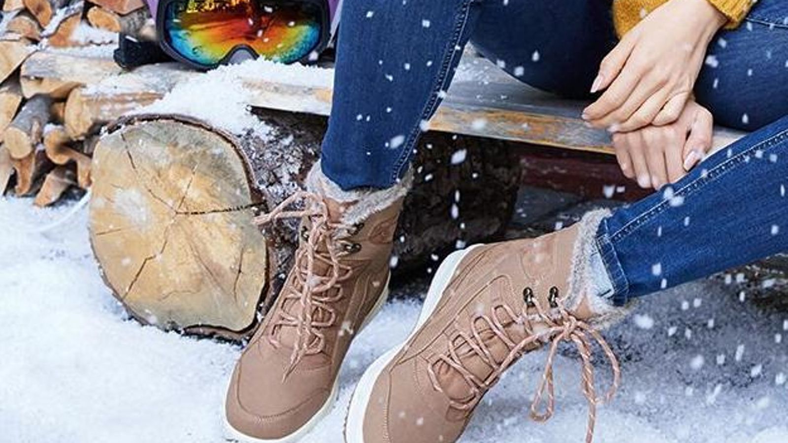 Las botas de Lidl, puestas en una modelo