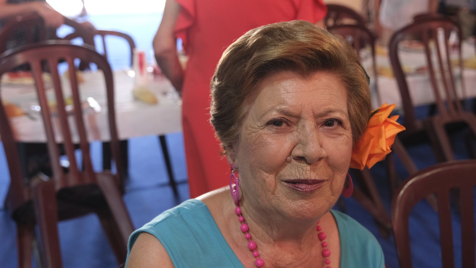 Imágenes de la comida homenaje a los mayores en la Caseta Municipal de la Feria de Almería 2022