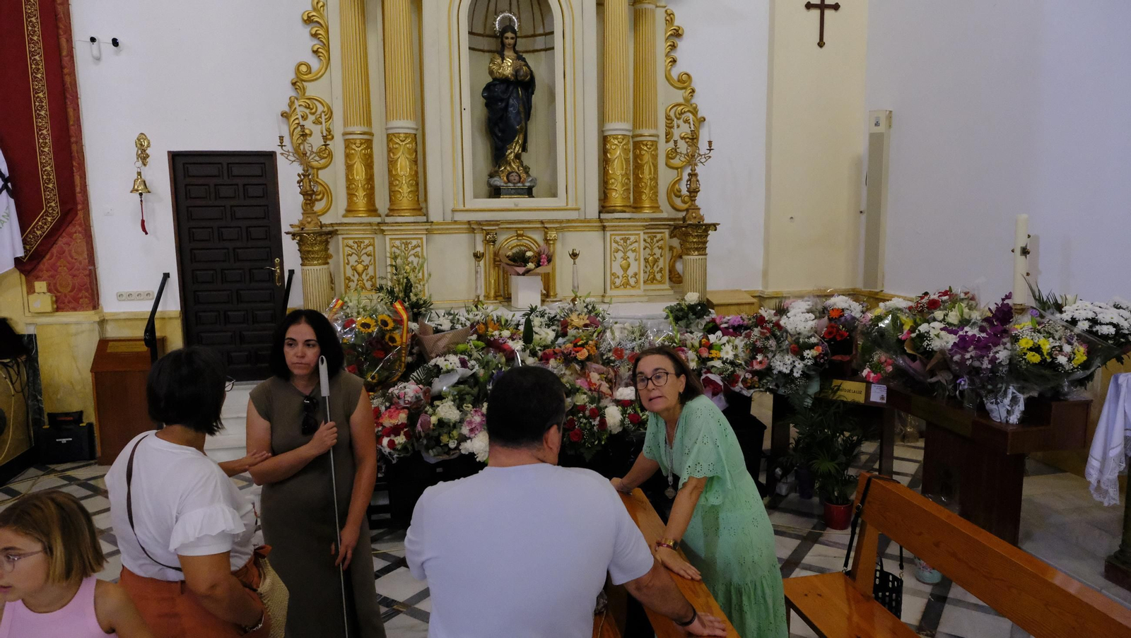 El Cristo de la Luz de Dalías espera su día grande, en imágenes