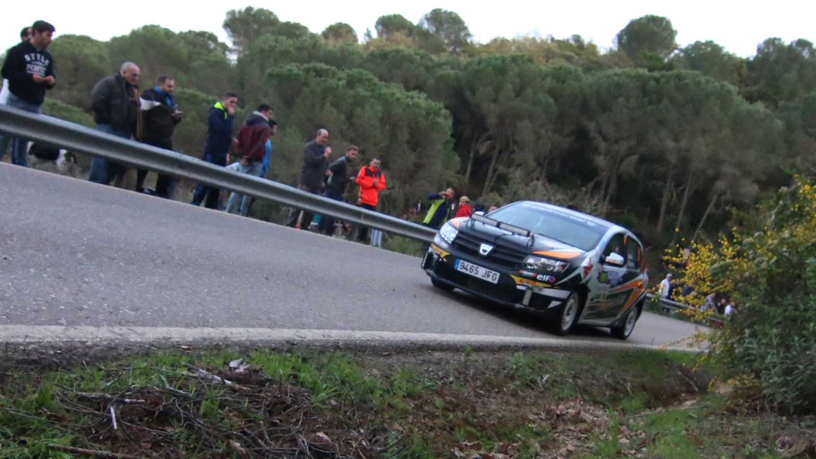 Rally de Sierra Morena celebrado en el tramo entre Trassierra y Villaviciosa .