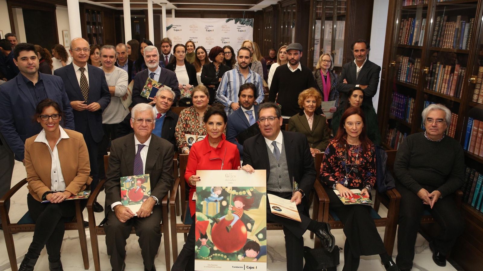 Foto de familia de la presentación de 'Los Gozos de Diciembre 2018'.