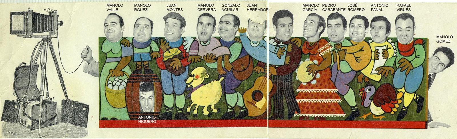 Tarjeta navideña de ProGraMa, años ‘60.