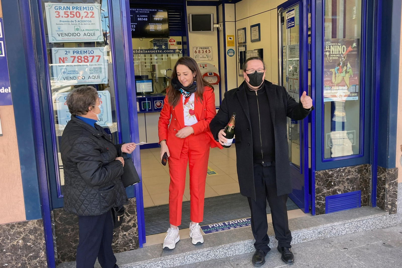 Celebración en Peñaranda, Salamanca, que ha vendido 130 series del  34.345, dejando 7,8 millones de euros