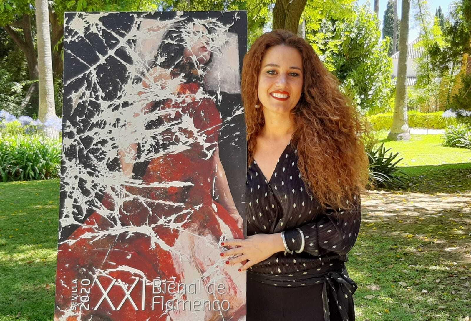 La artista jerezana Ana Crisman llevará su arpa flamenca a la Bienal.